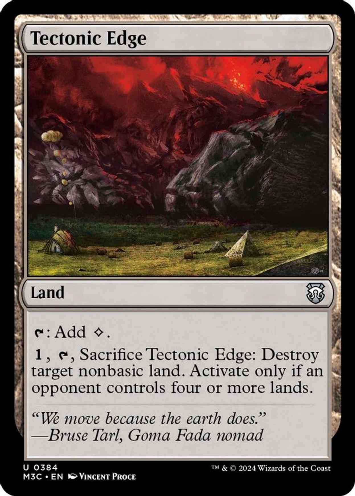 Tectonic Edge (Ripple Foil) magic card front