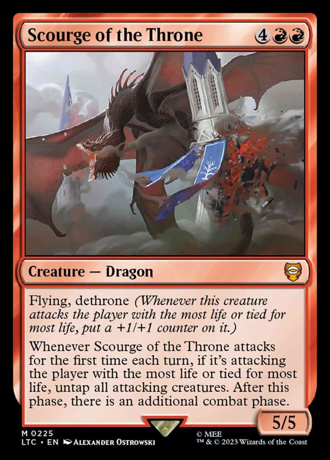 Scourge of the Throne magic card front