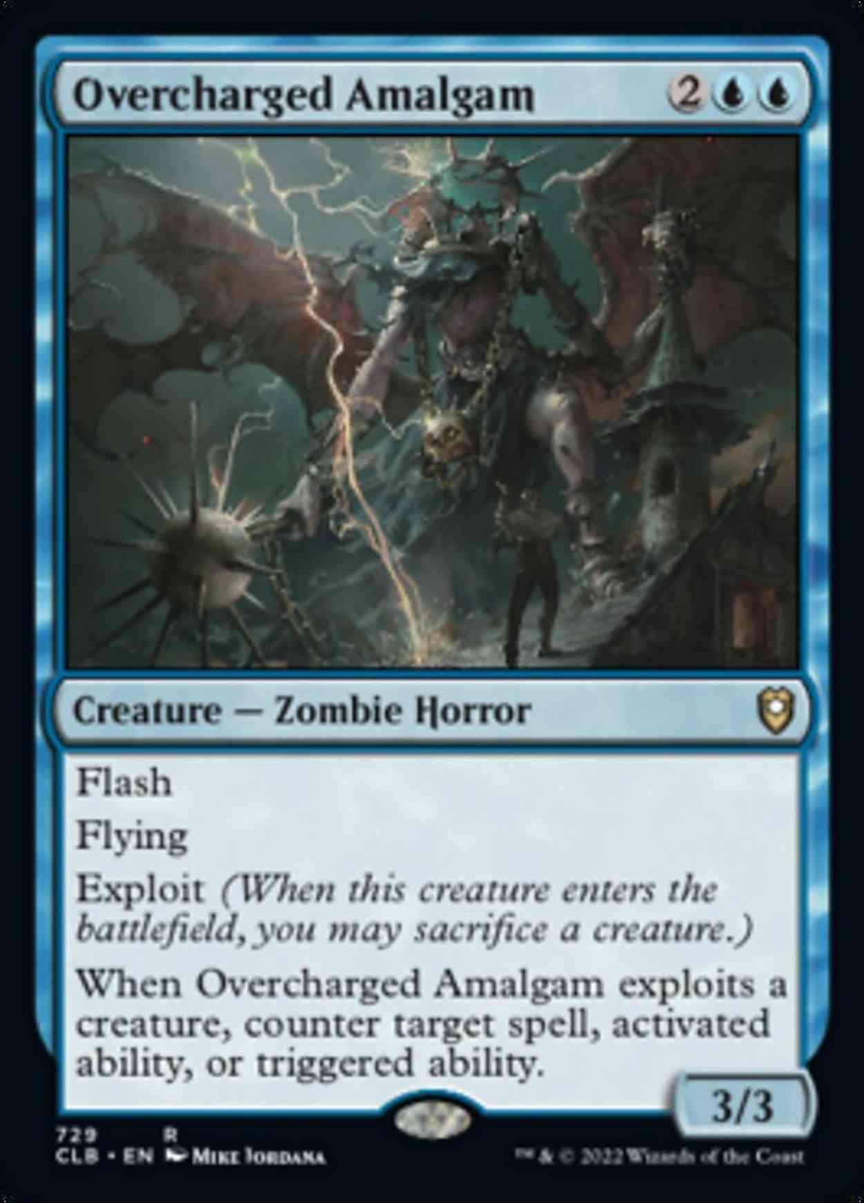 Overcharged Amalgam magic card front