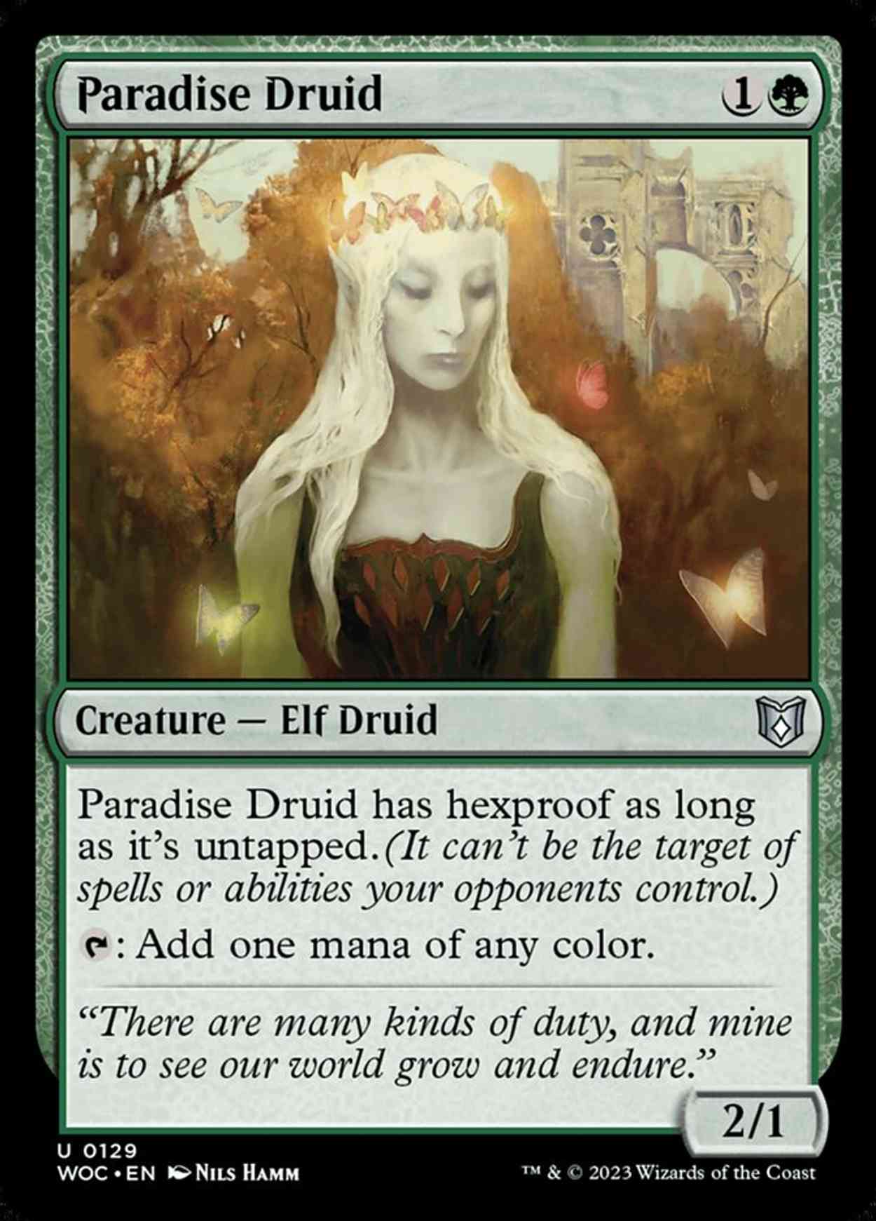 Paradise Druid magic card front