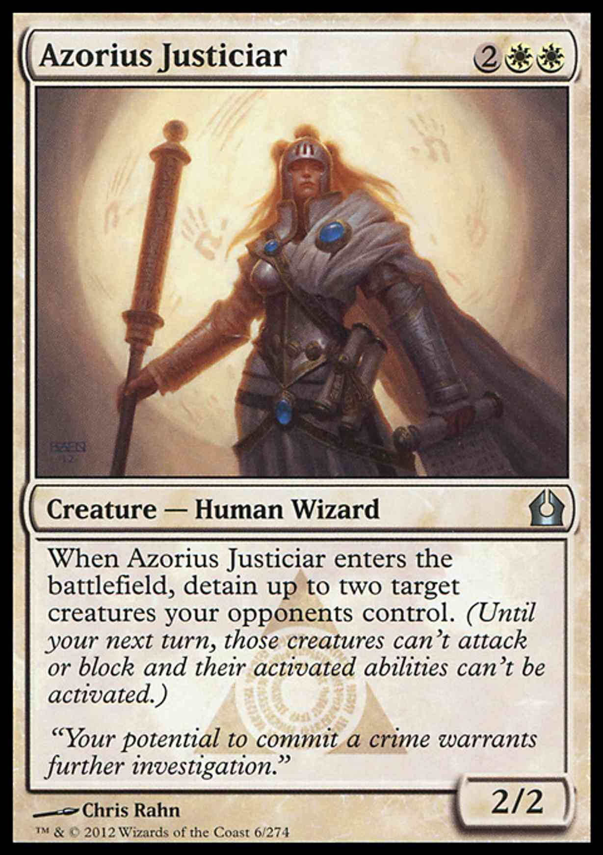 Azorius Justiciar magic card front