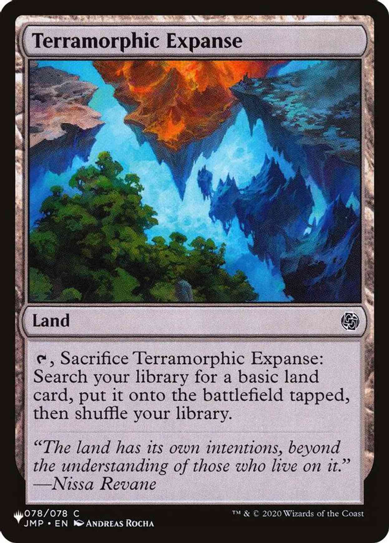 Terramorphic Expanse (JMP) magic card front