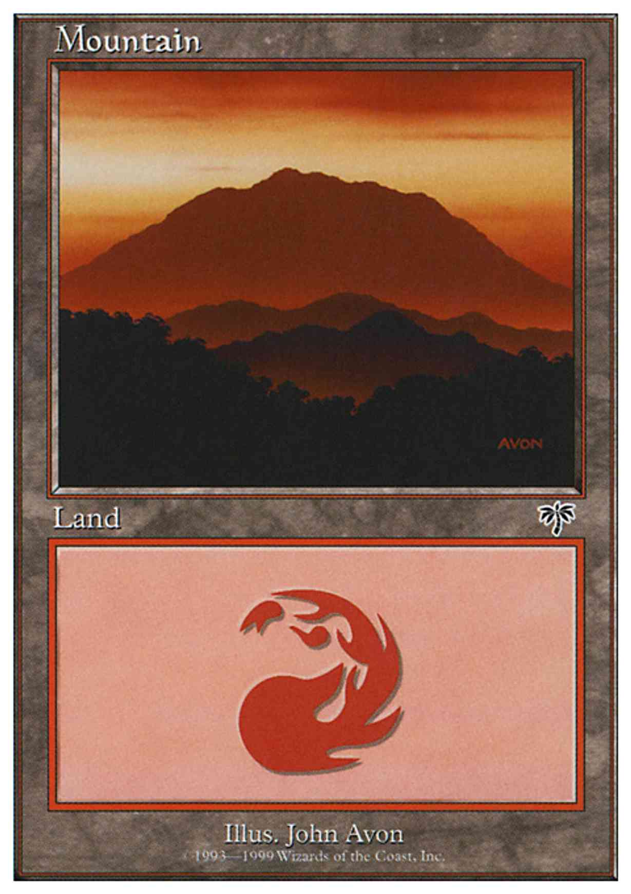 Mountain (115) magic card front