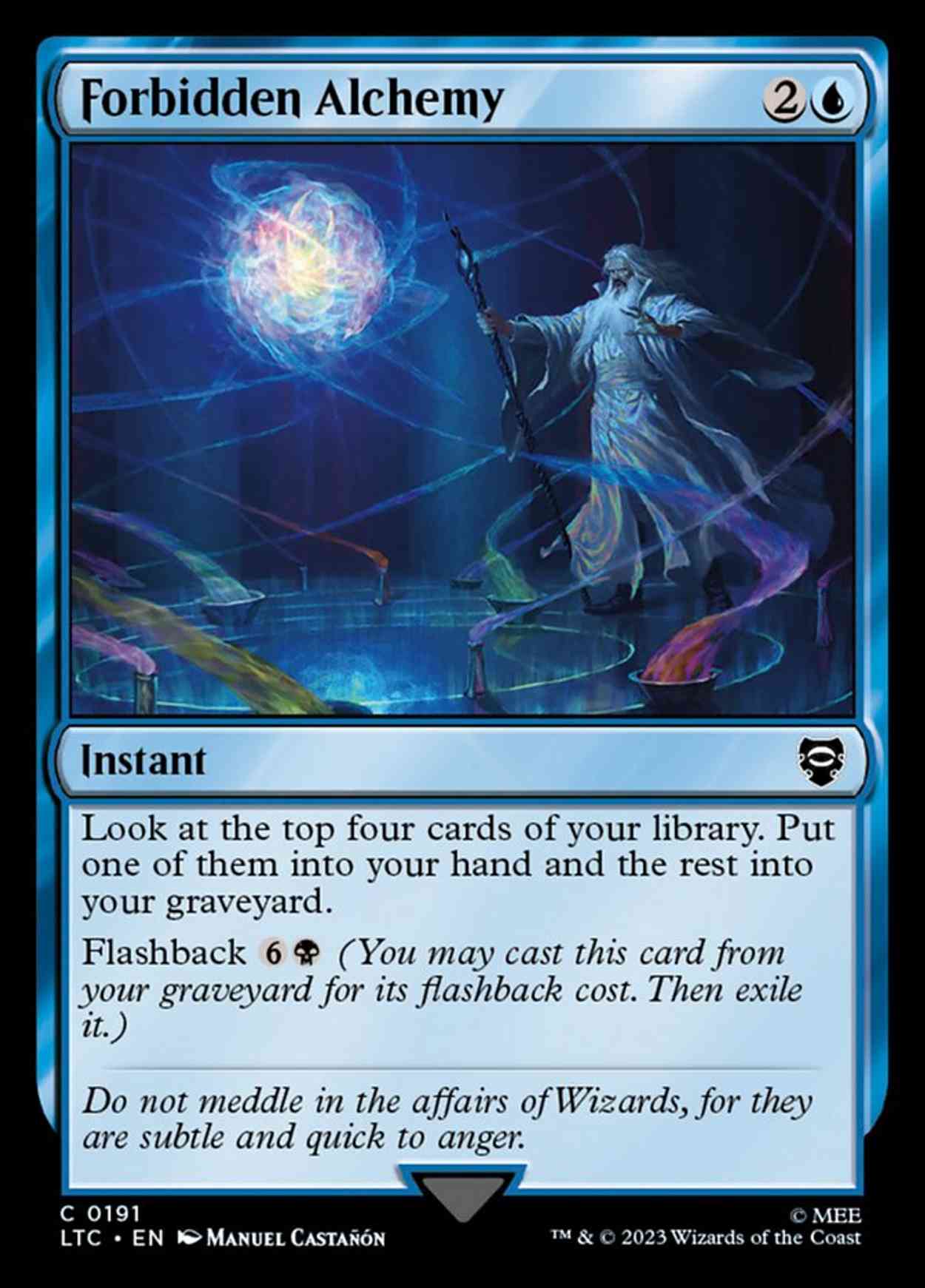 Forbidden Alchemy magic card front