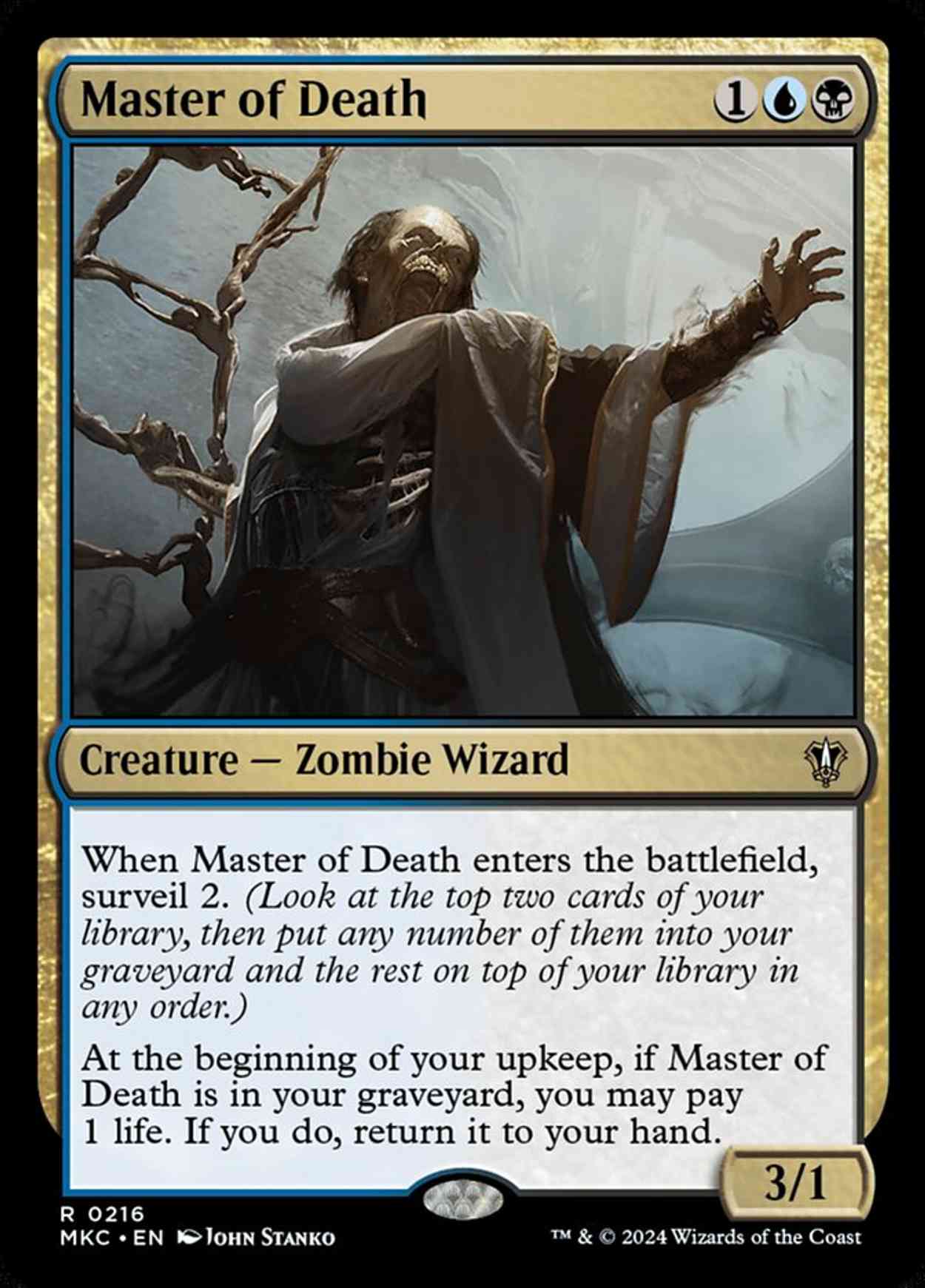 Master of Death magic card front