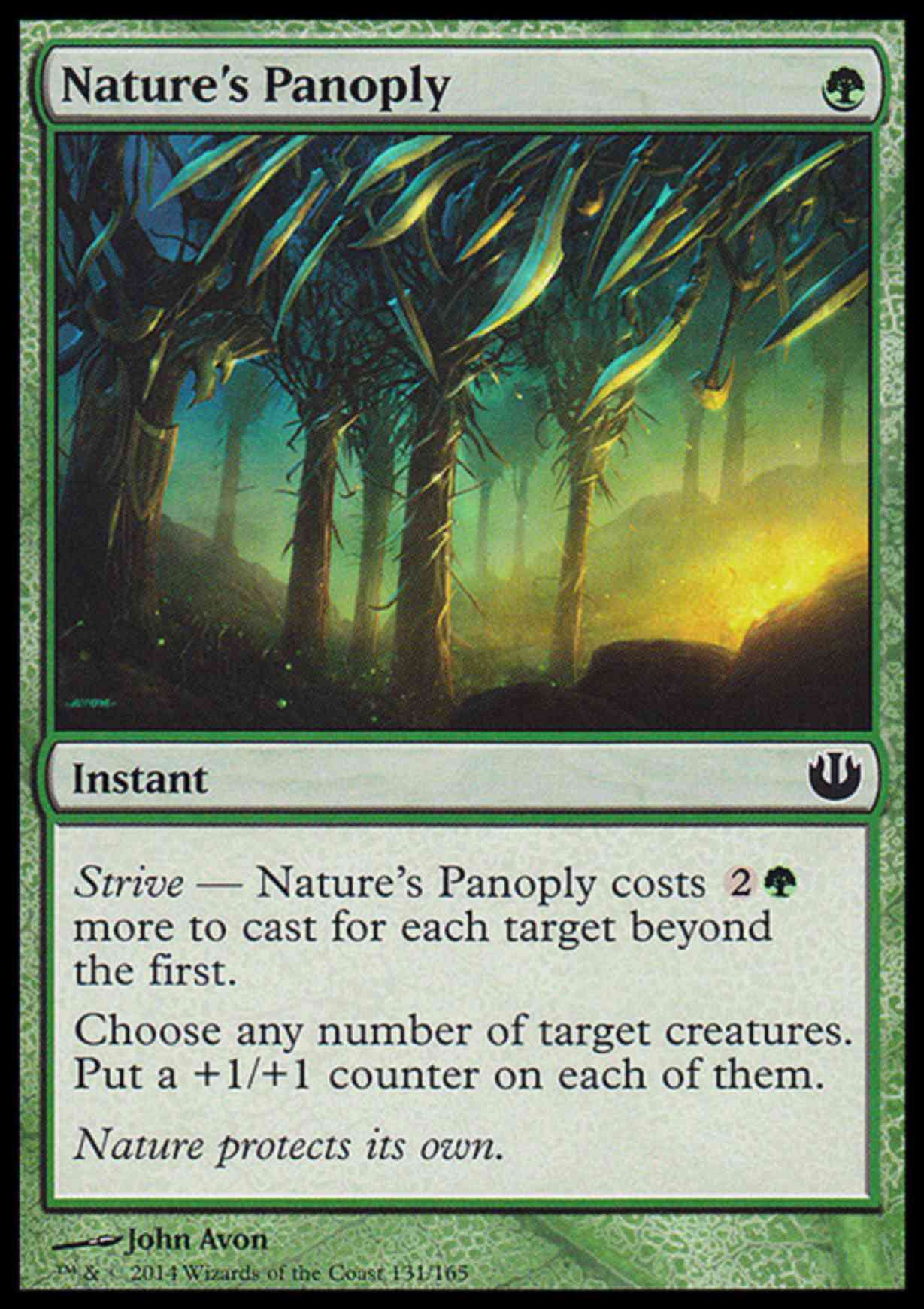 Nature's Panoply magic card front