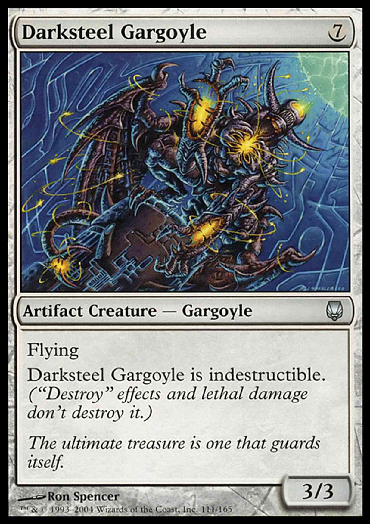 Darksteel Gargoyle magic card front