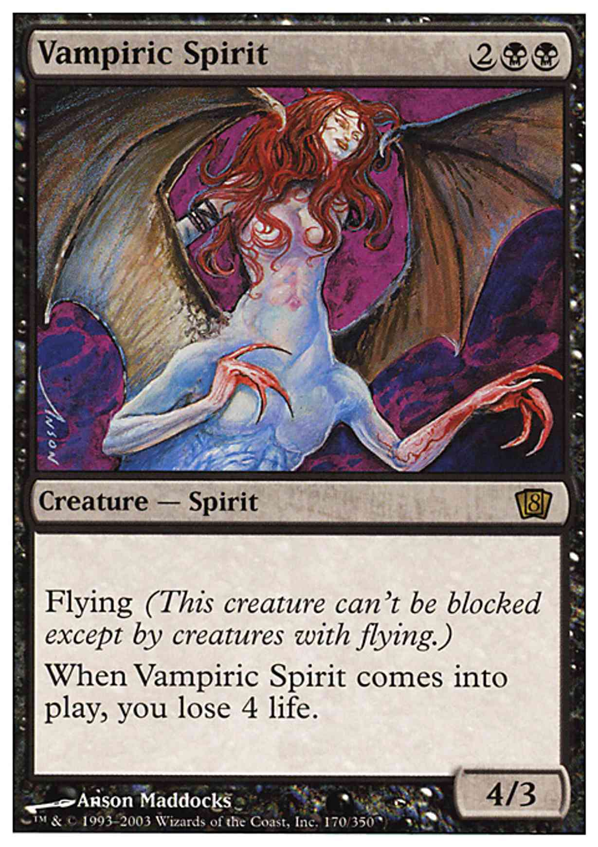 Vampiric Spirit magic card front