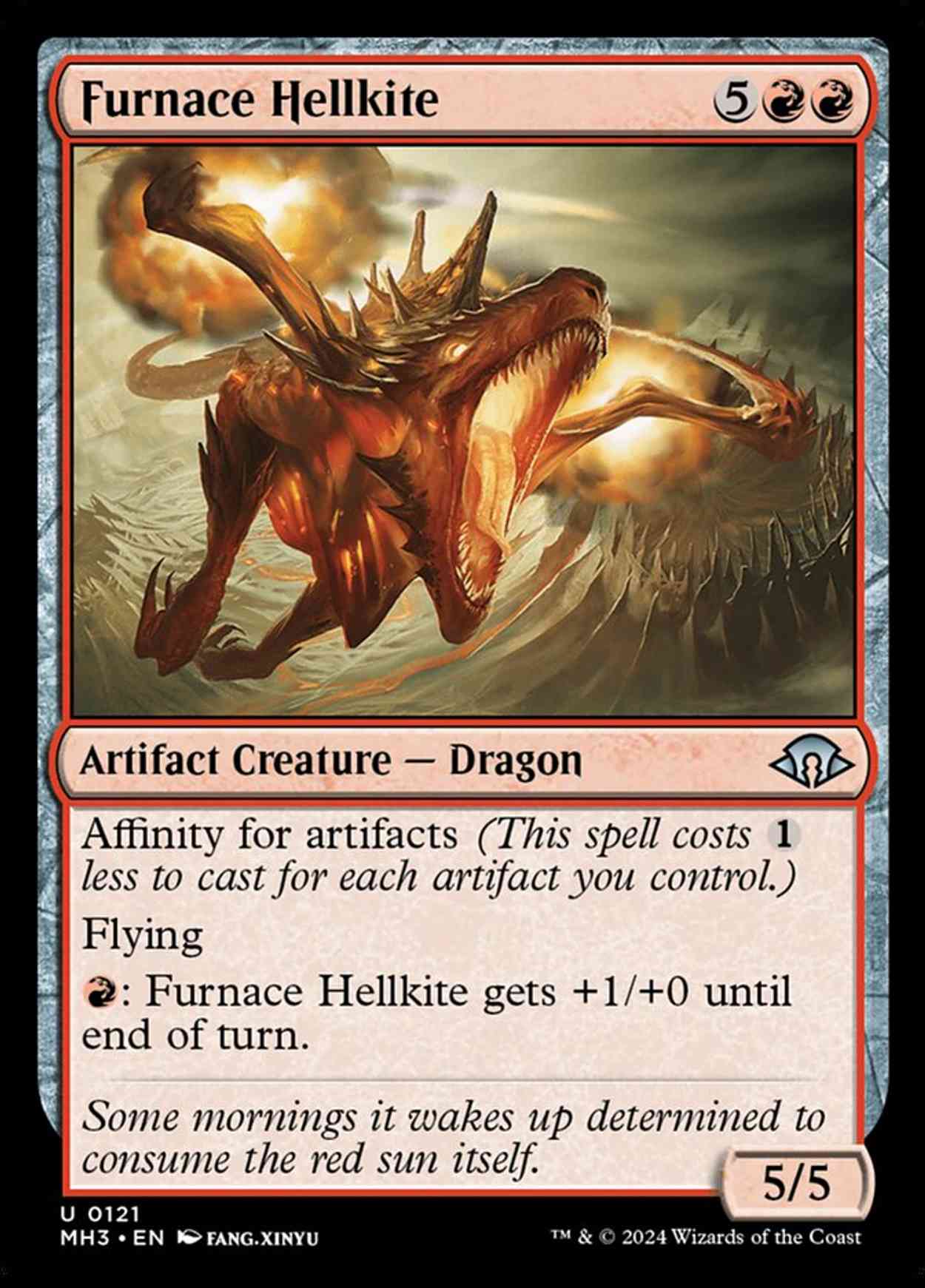 Furnace Hellkite magic card front