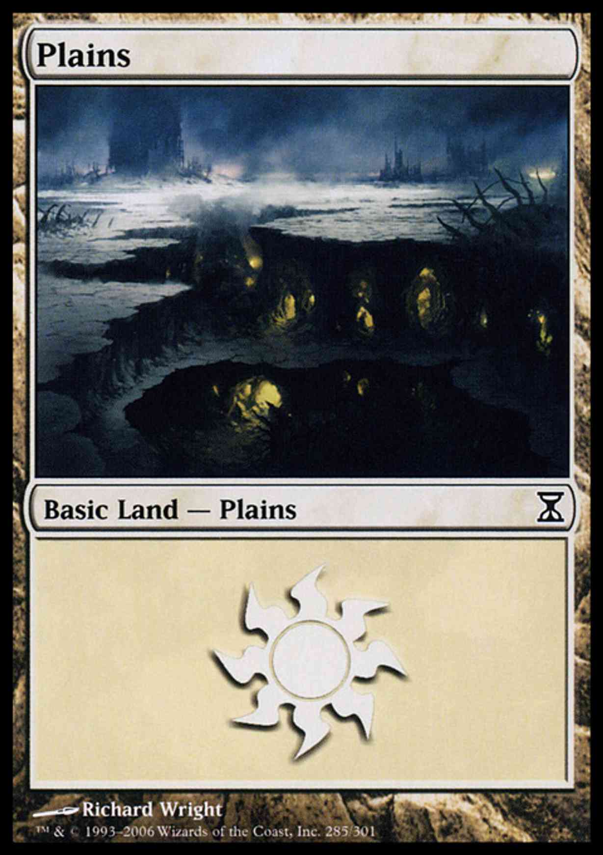 Plains (285) magic card front