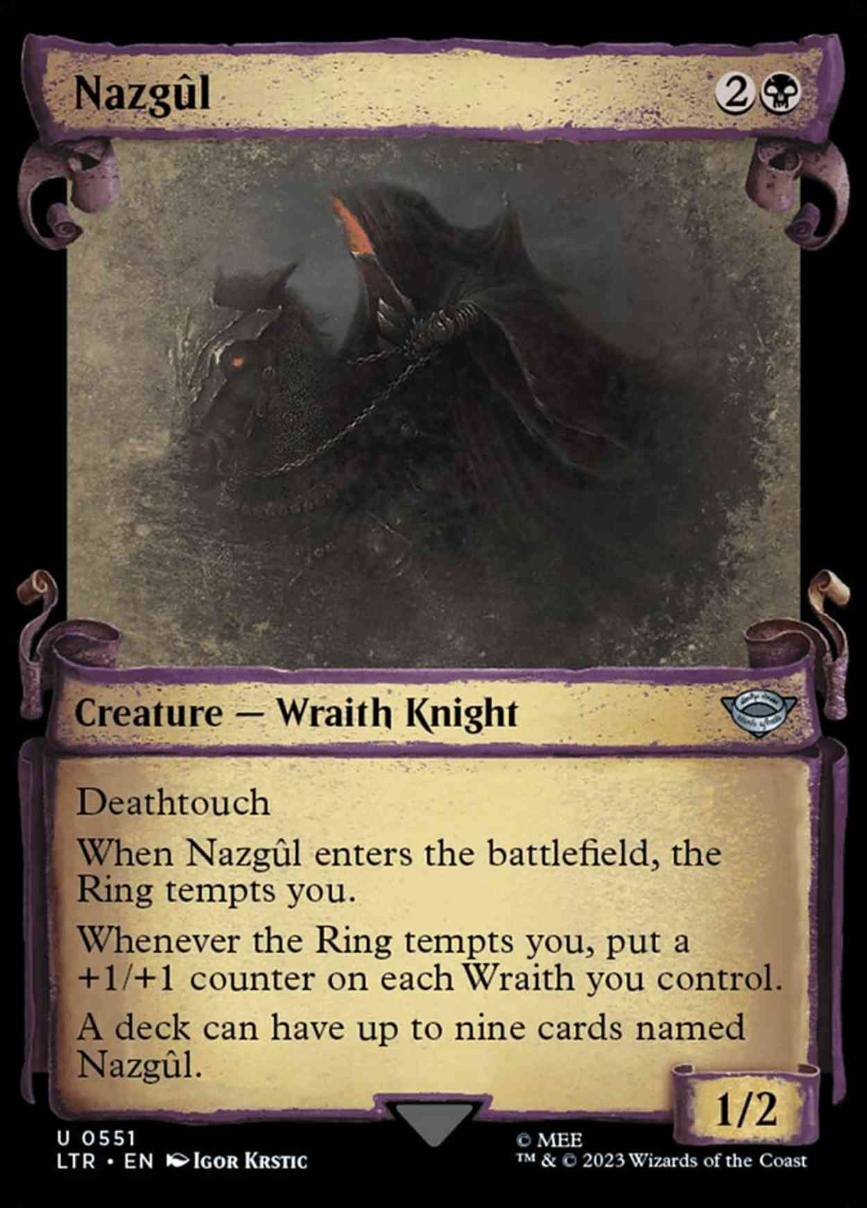 Nazgûl (0551) (Showcase Scrolls) magic card front