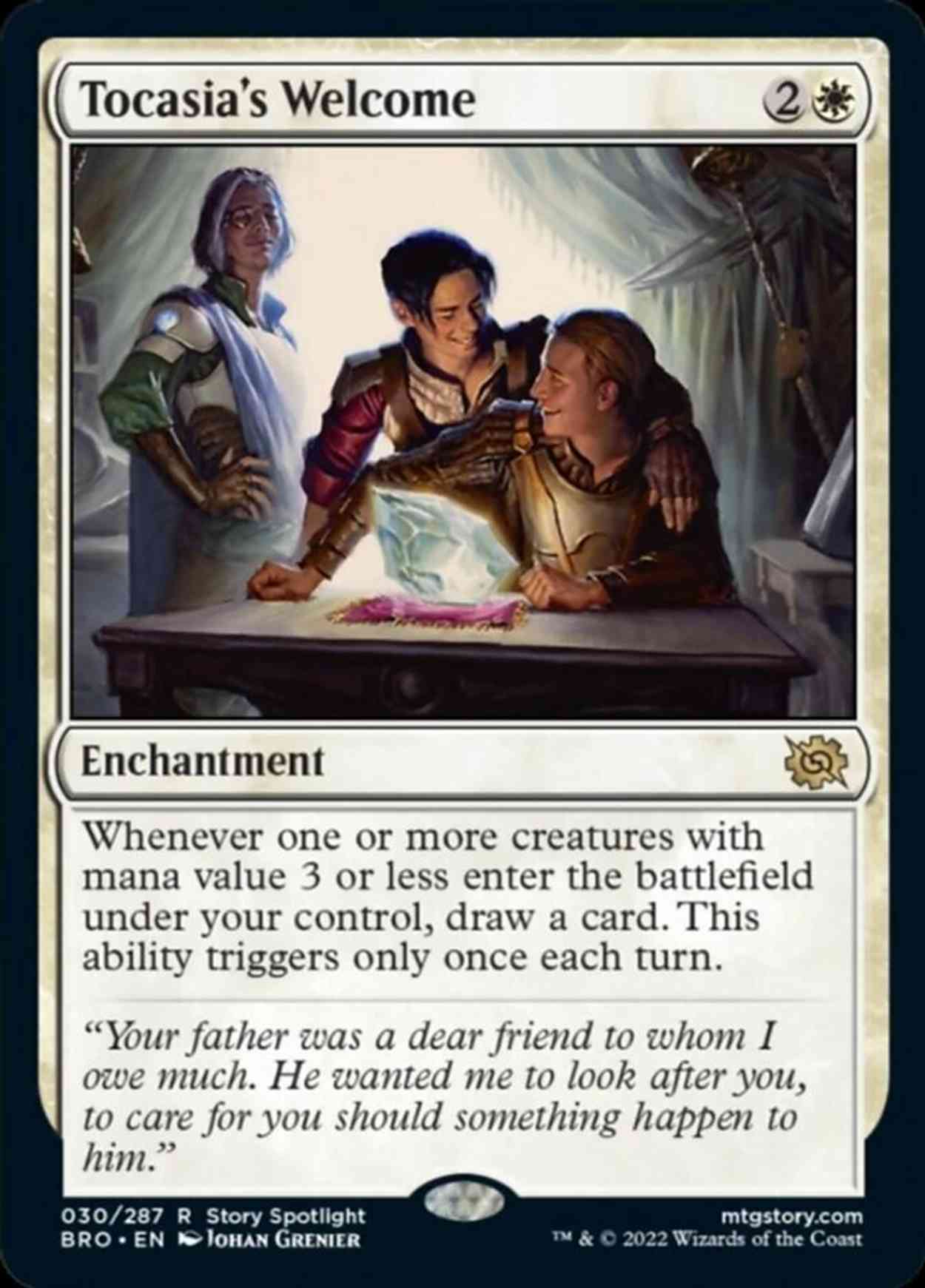 Tocasia's Welcome magic card front
