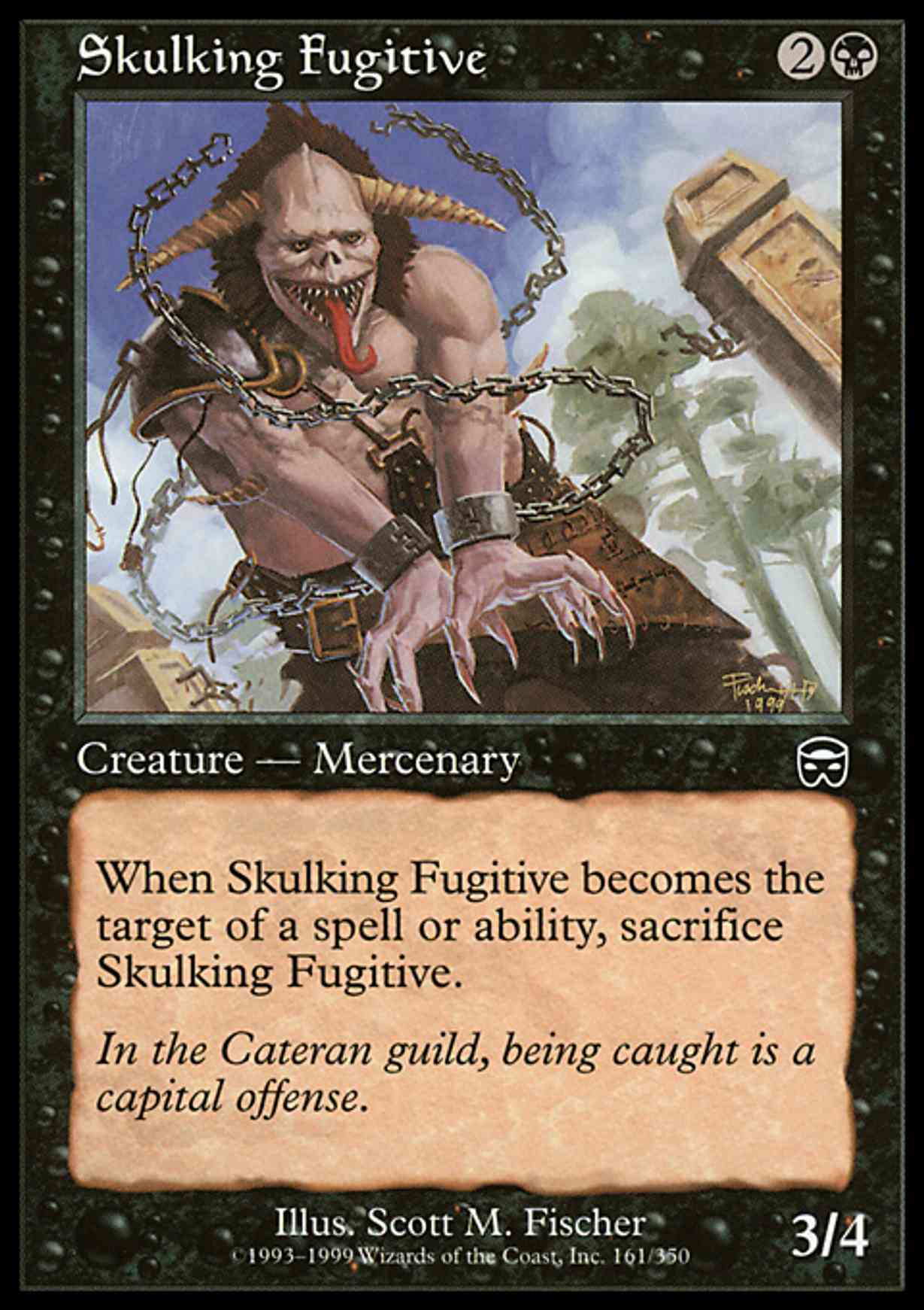 Skulking Fugitive magic card front