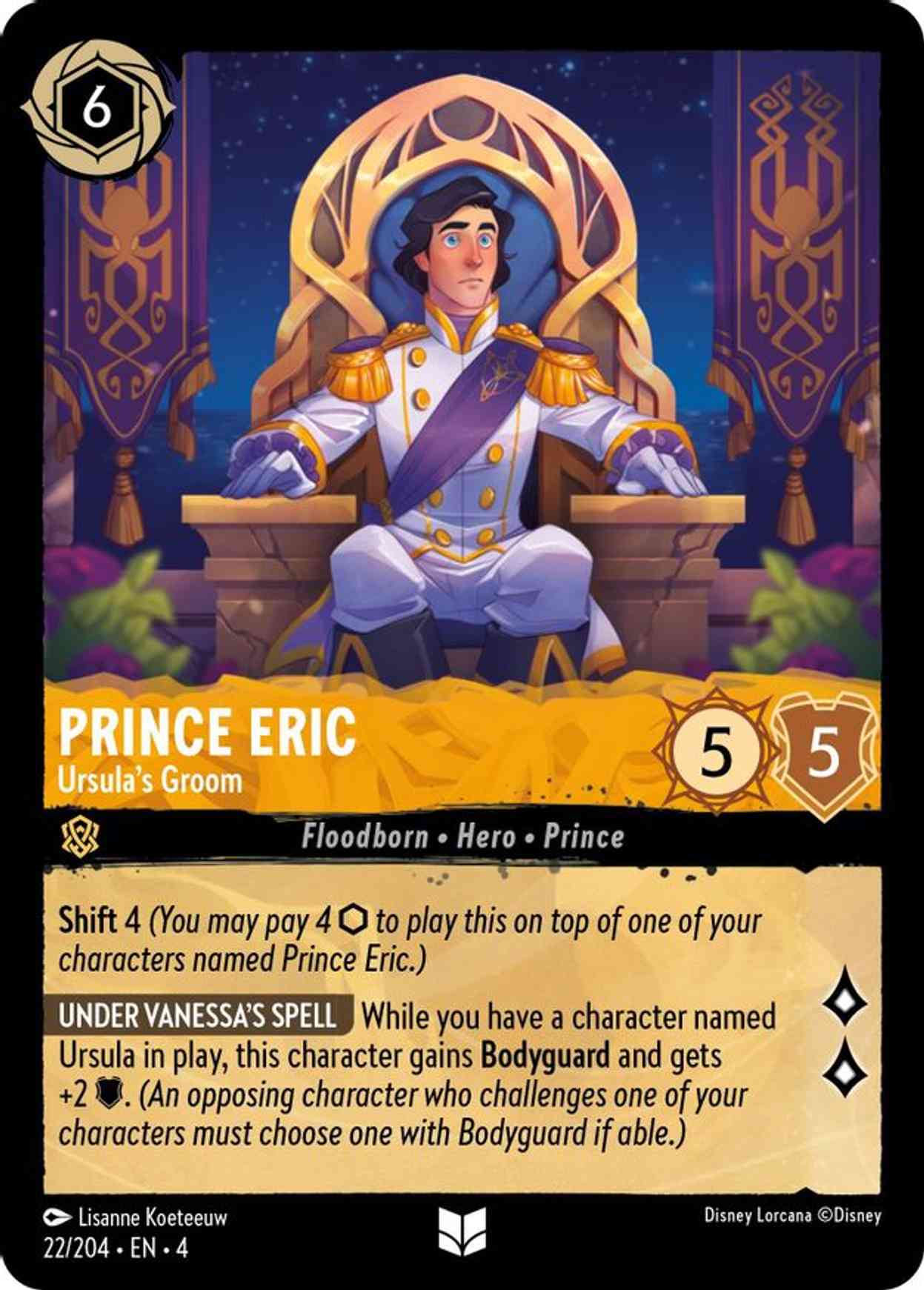 Prince Eric - Ursula's Groom magic card front