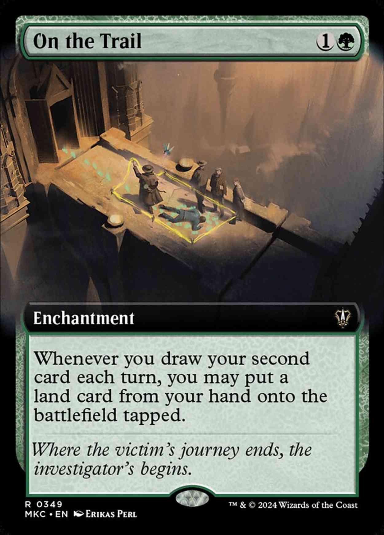 On the Trail (Extended Art) magic card front