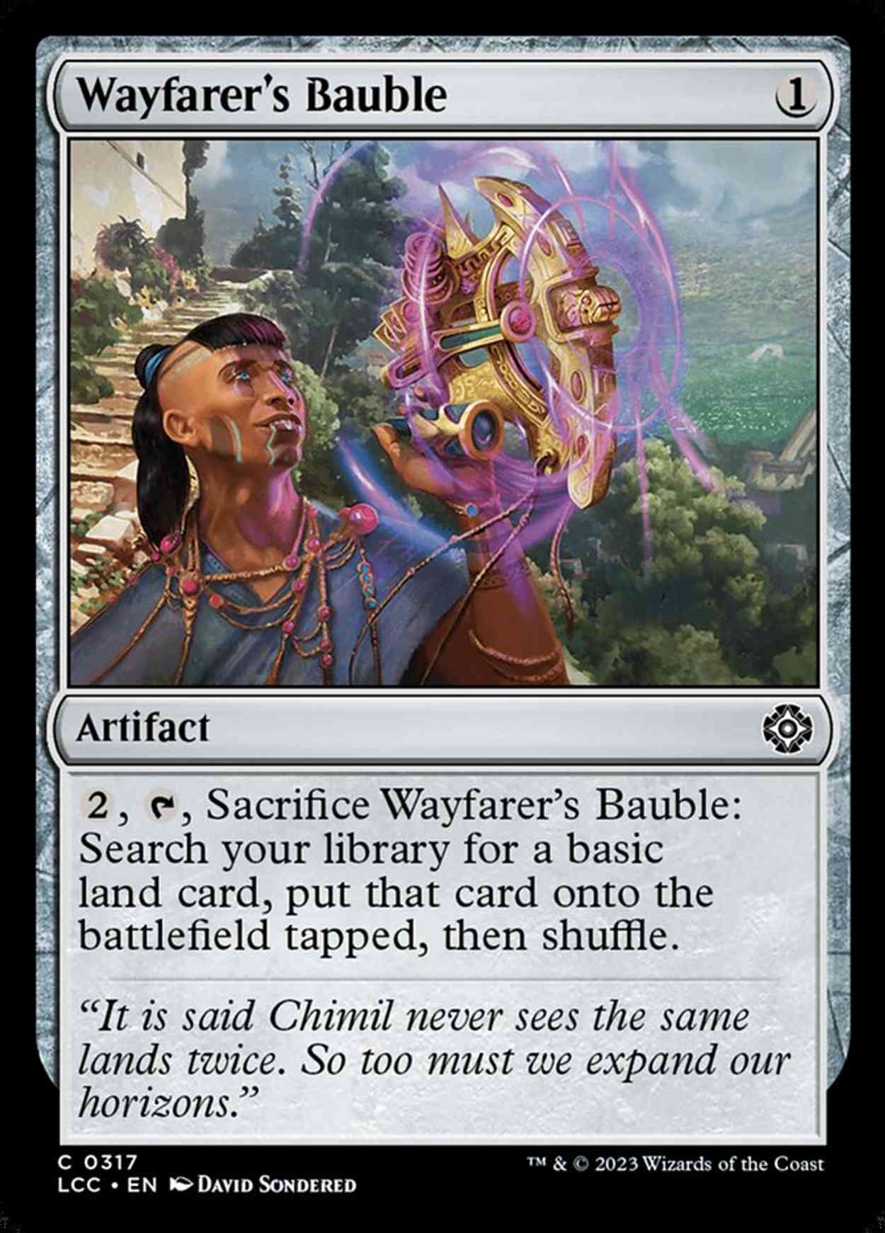 Wayfarer's Bauble magic card front