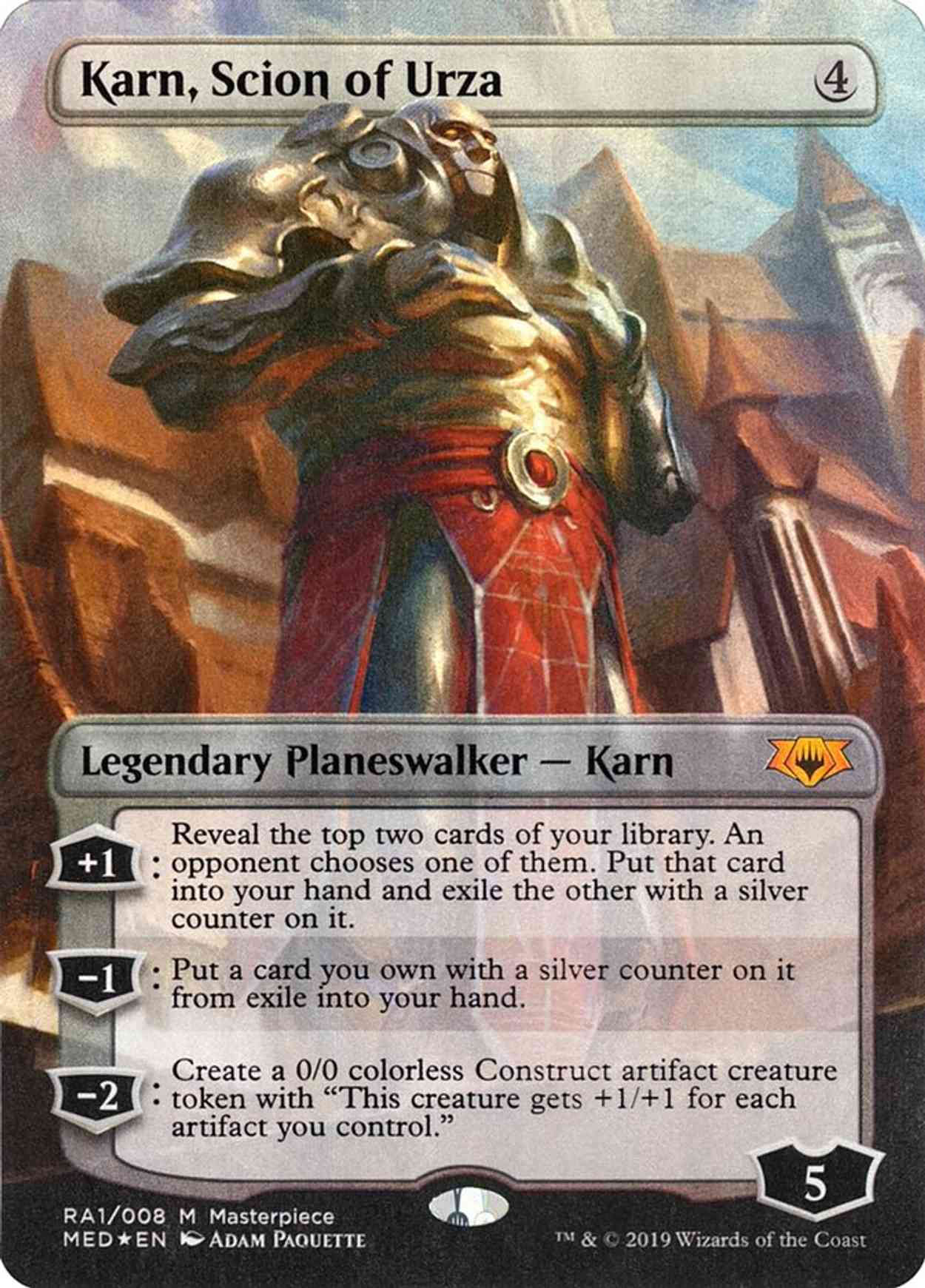 Karn, Scion of Urza magic card front