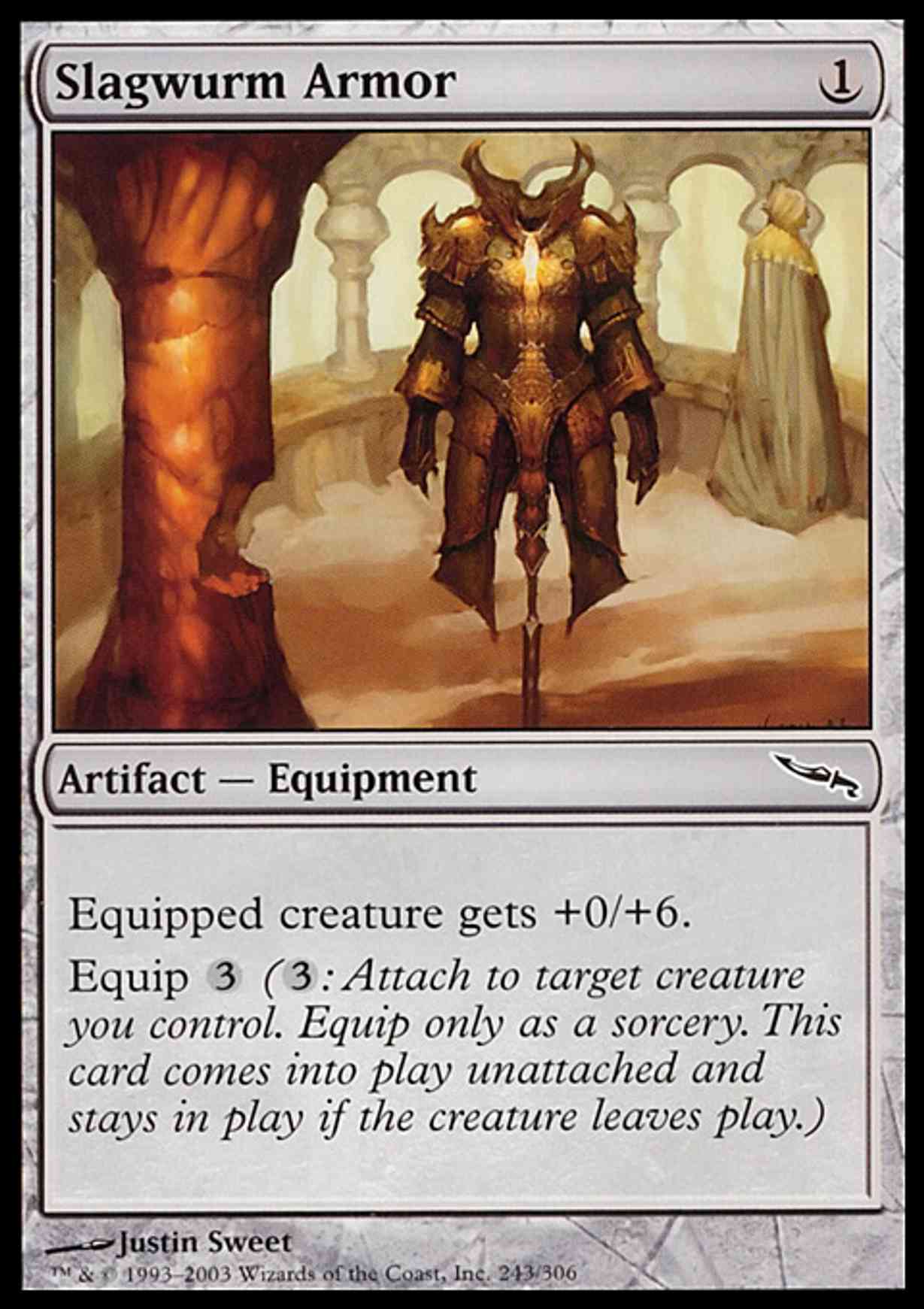 Slagwurm Armor magic card front