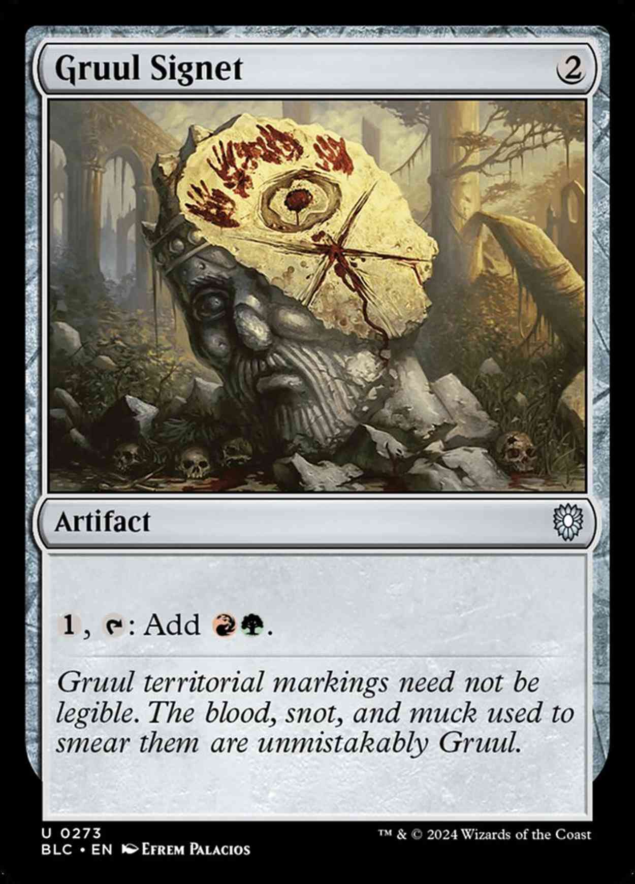 Gruul Signet magic card front