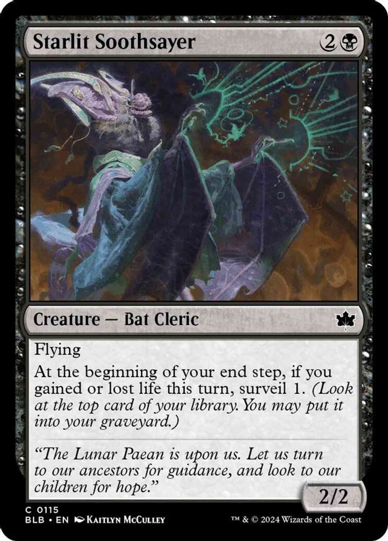 Starlit Soothsayer magic card front