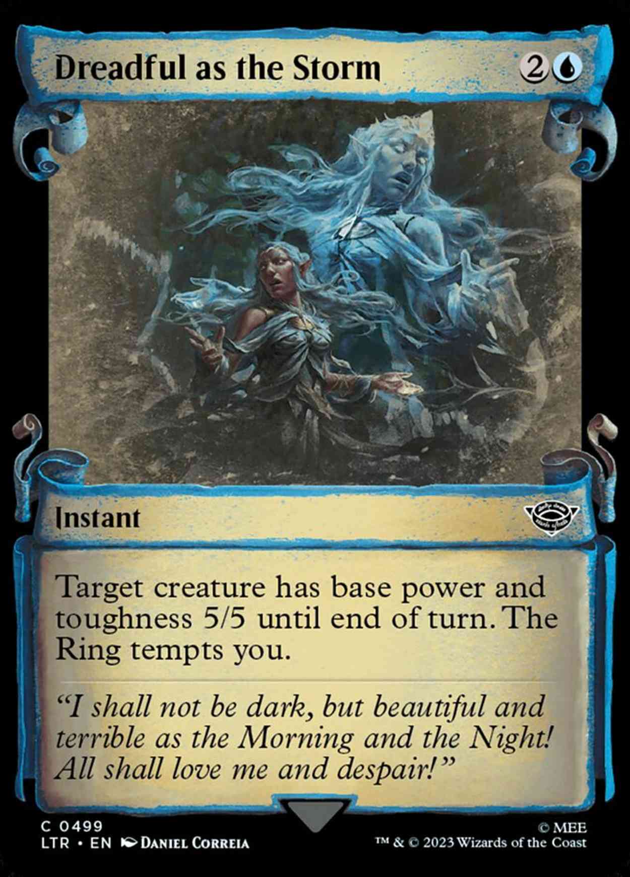 Dreadful as the Storm (Showcase Scrolls) magic card front