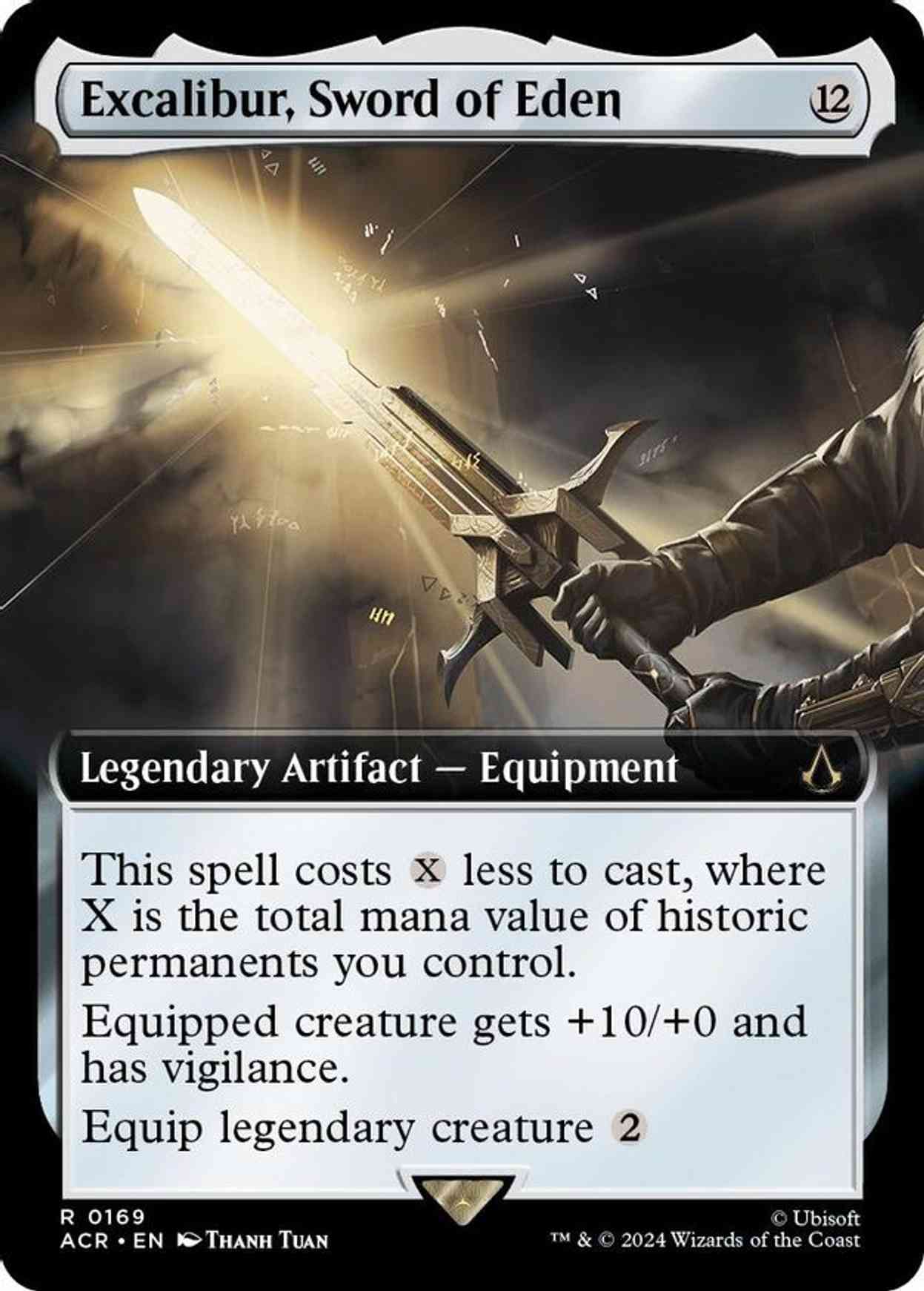 Excalibur, Sword of Eden (Extended Art) magic card front