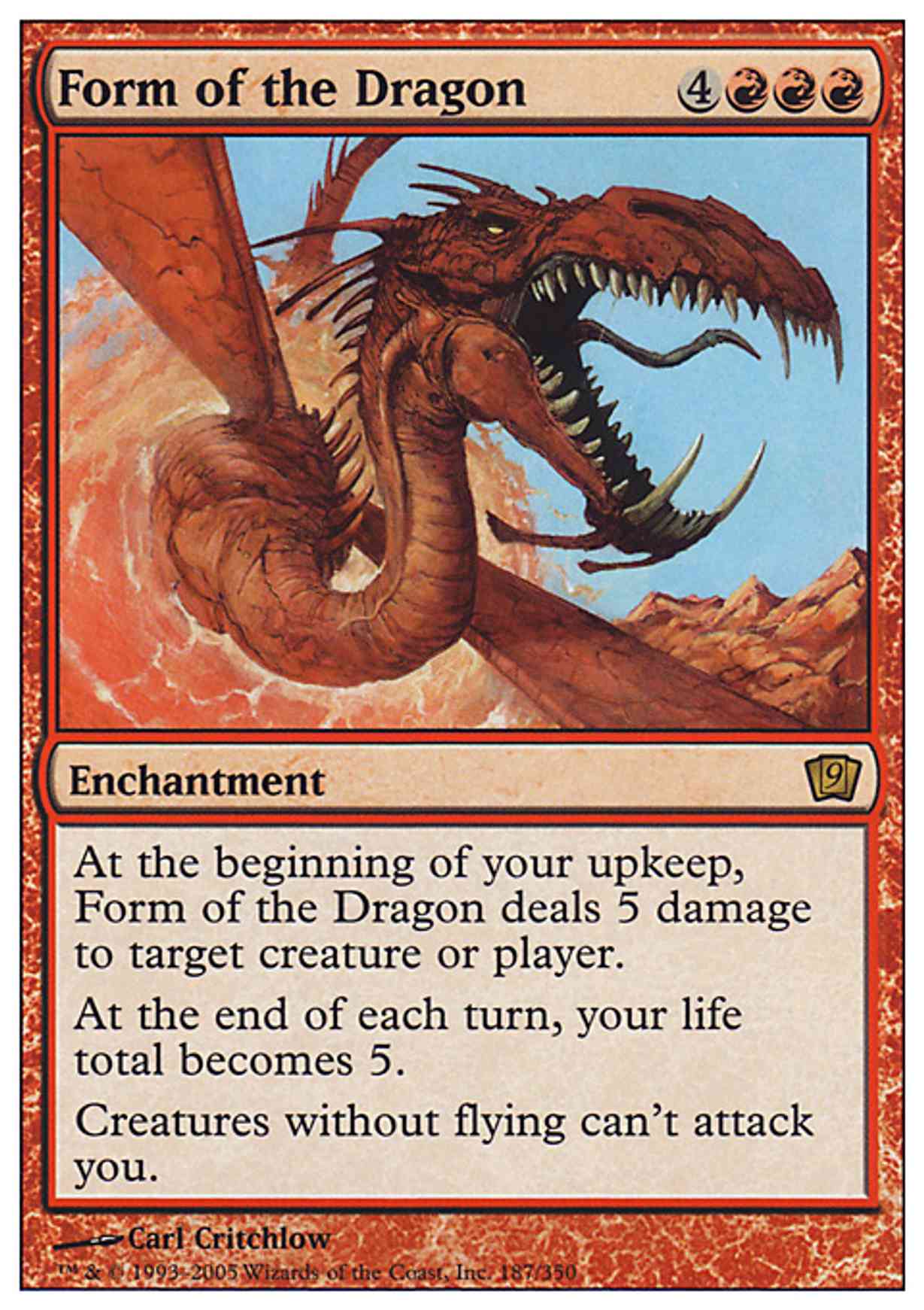 Form of the Dragon magic card front
