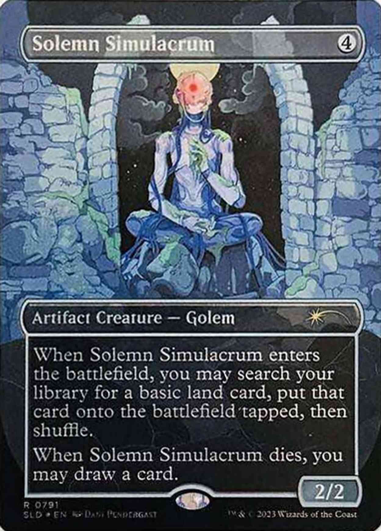 Solemn Simulacrum (0791) magic card front