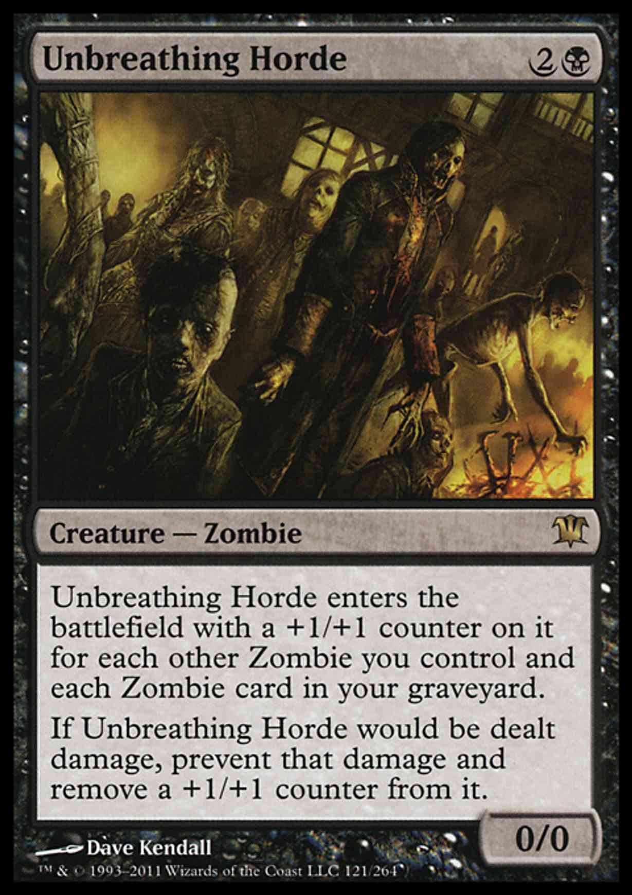 Unbreathing Horde magic card front