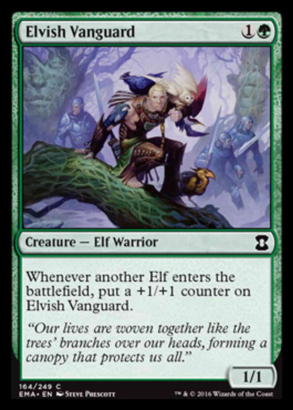 Elvish Vanguard magic card front