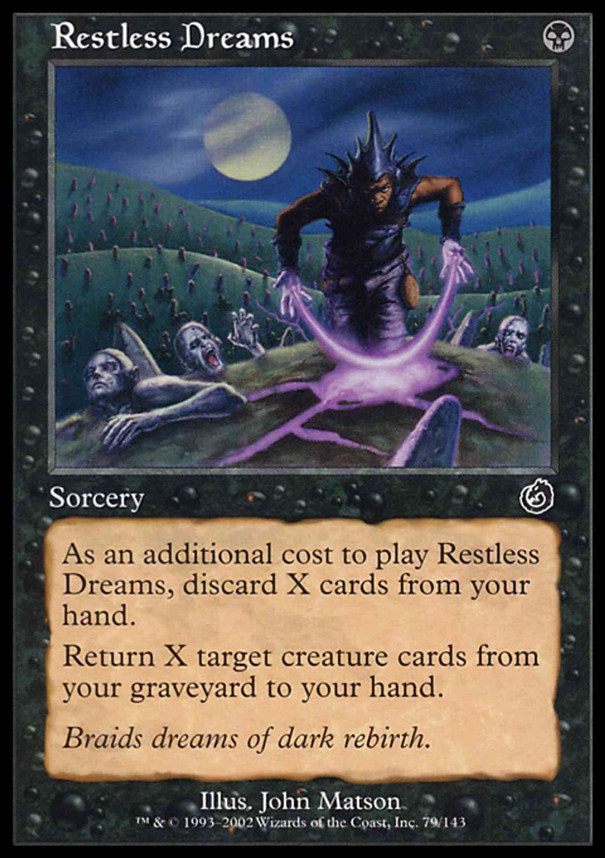 Restless Dreams magic card front