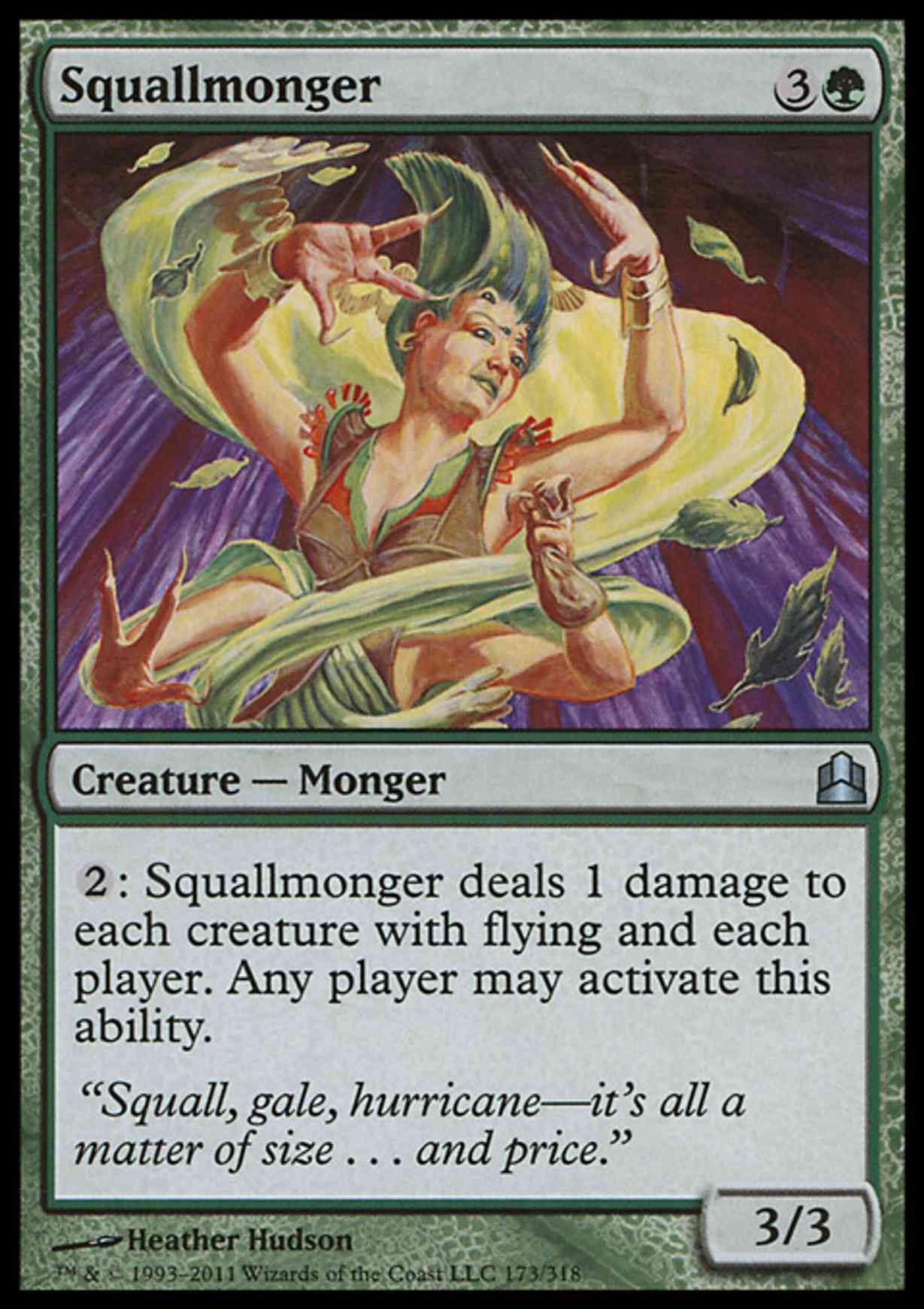 Squallmonger magic card front