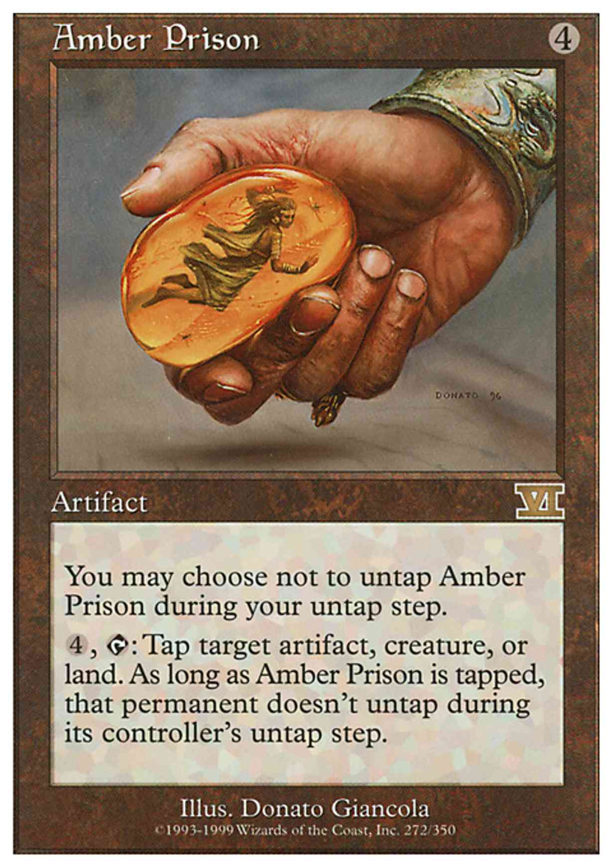 Amber Prison magic card front