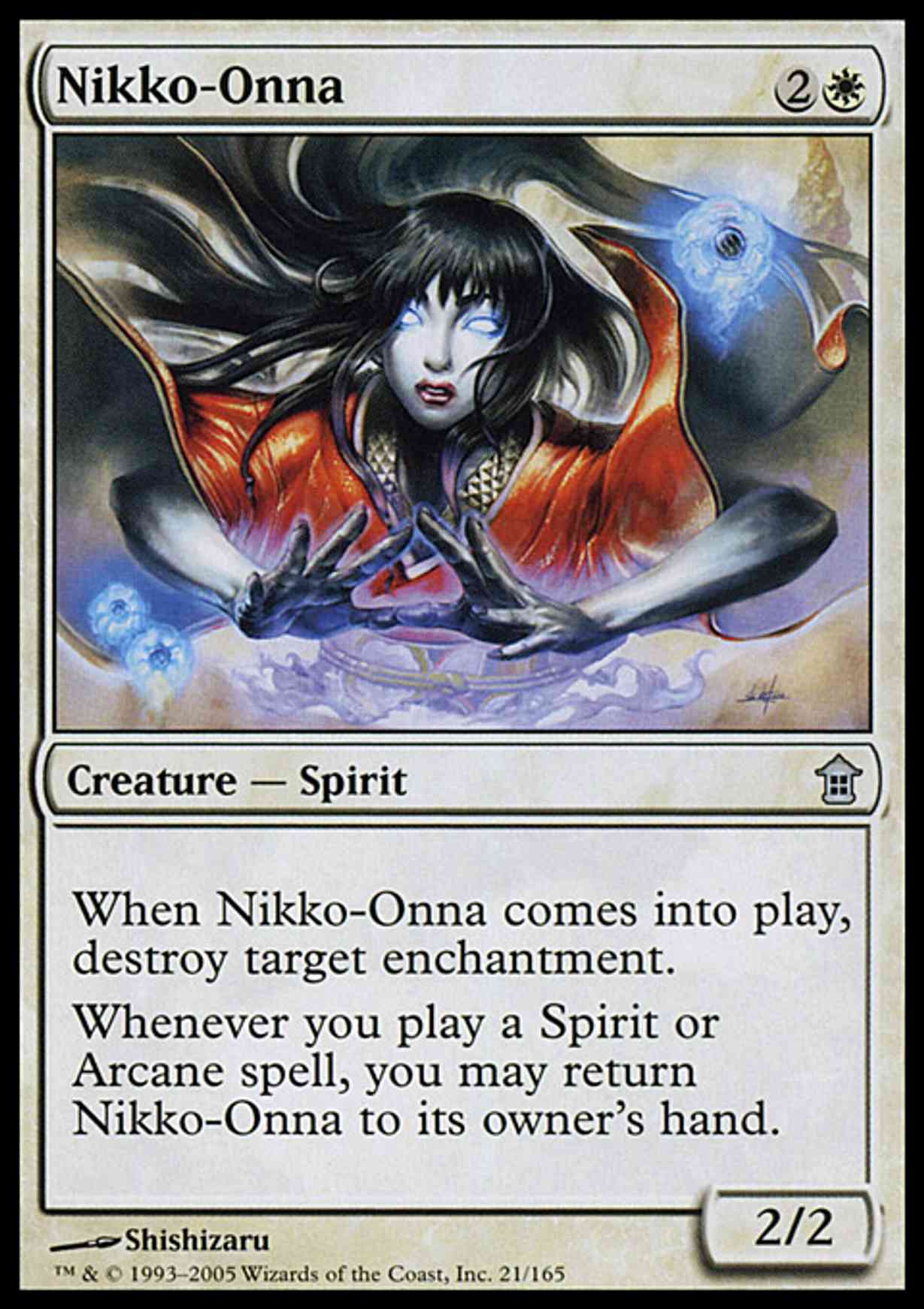 Nikko-Onna magic card front