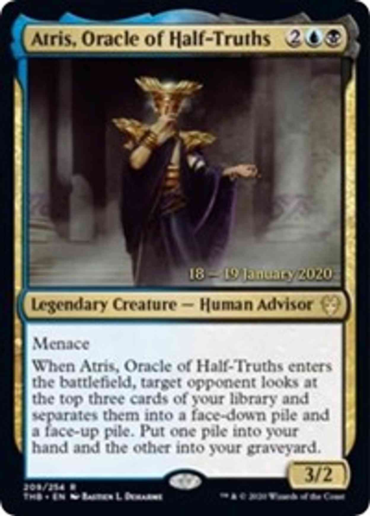 Atris, Oracle of Half-Truths magic card front