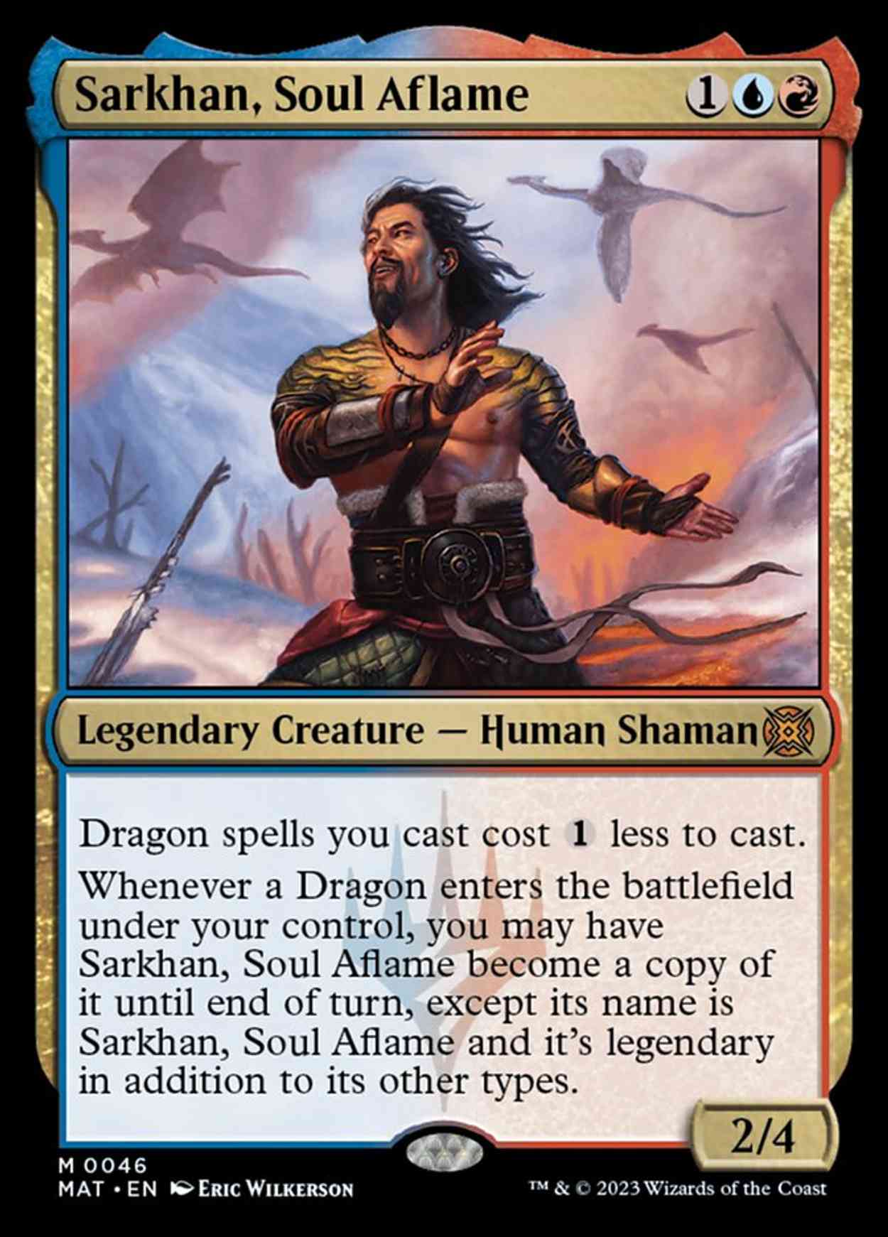 Sarkhan, Soul Aflame magic card front