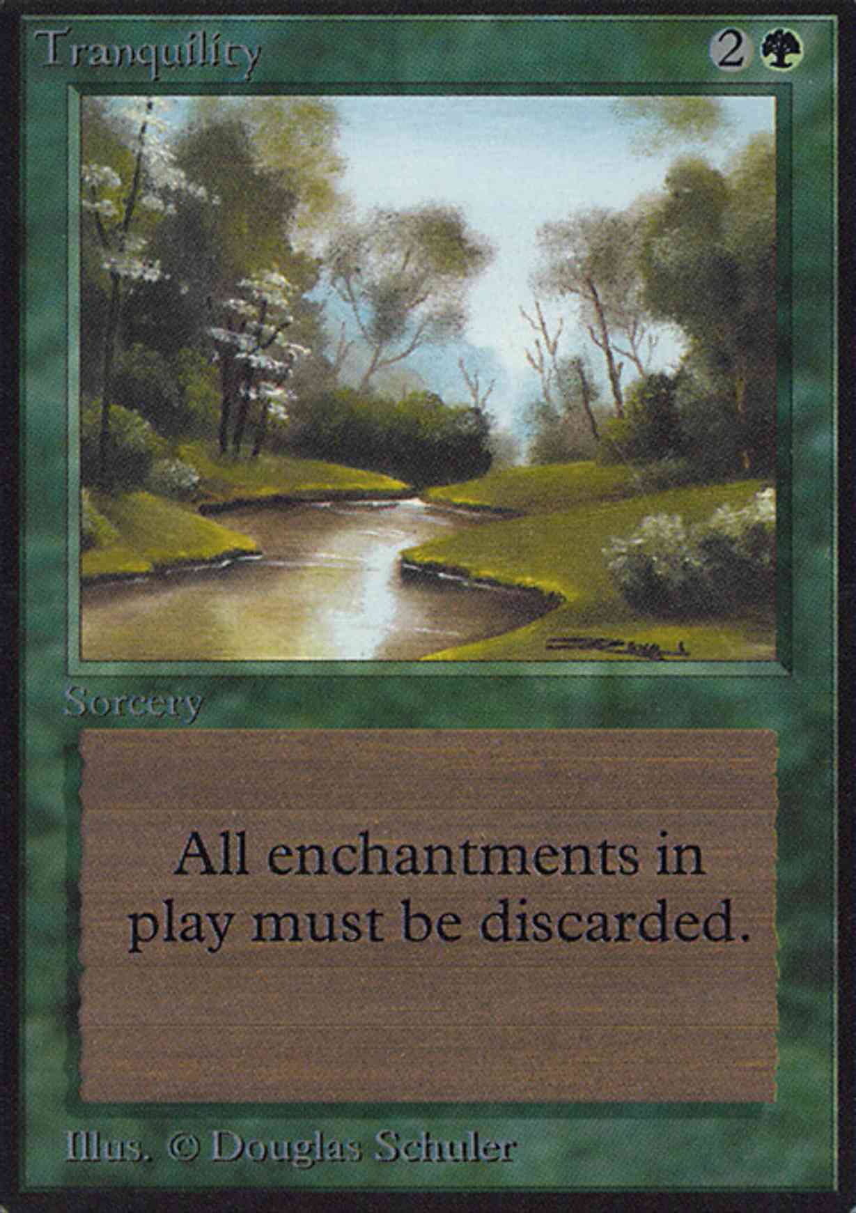 Tranquility magic card front