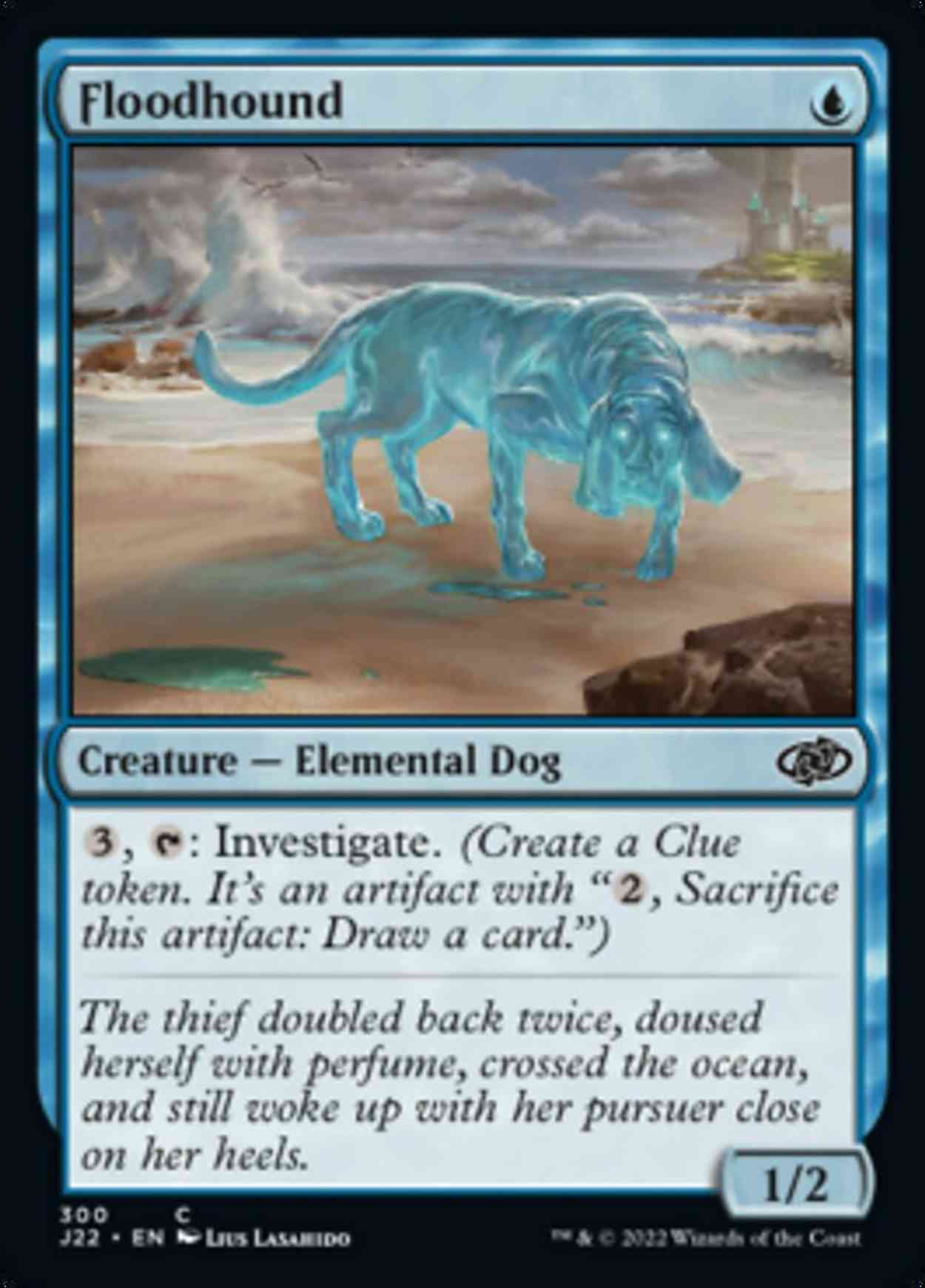 Floodhound magic card front