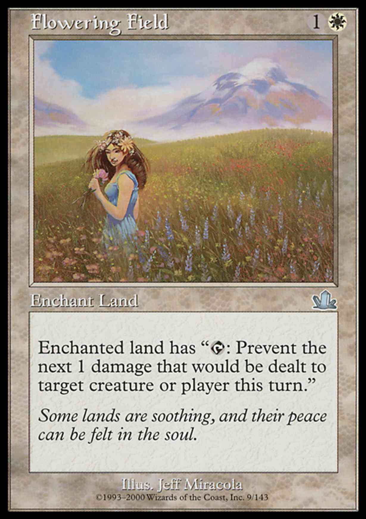 Flowering Field magic card front