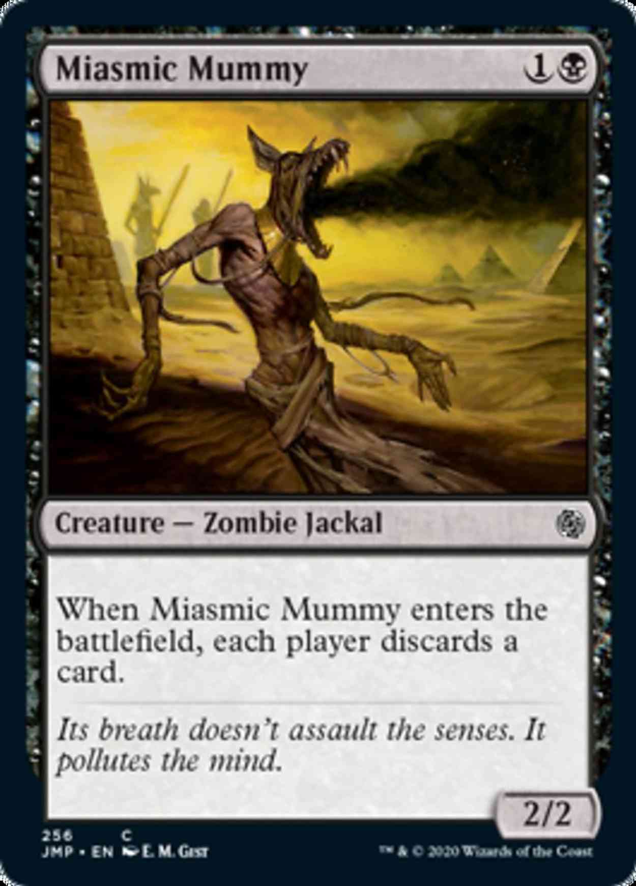 Miasmic Mummy magic card front
