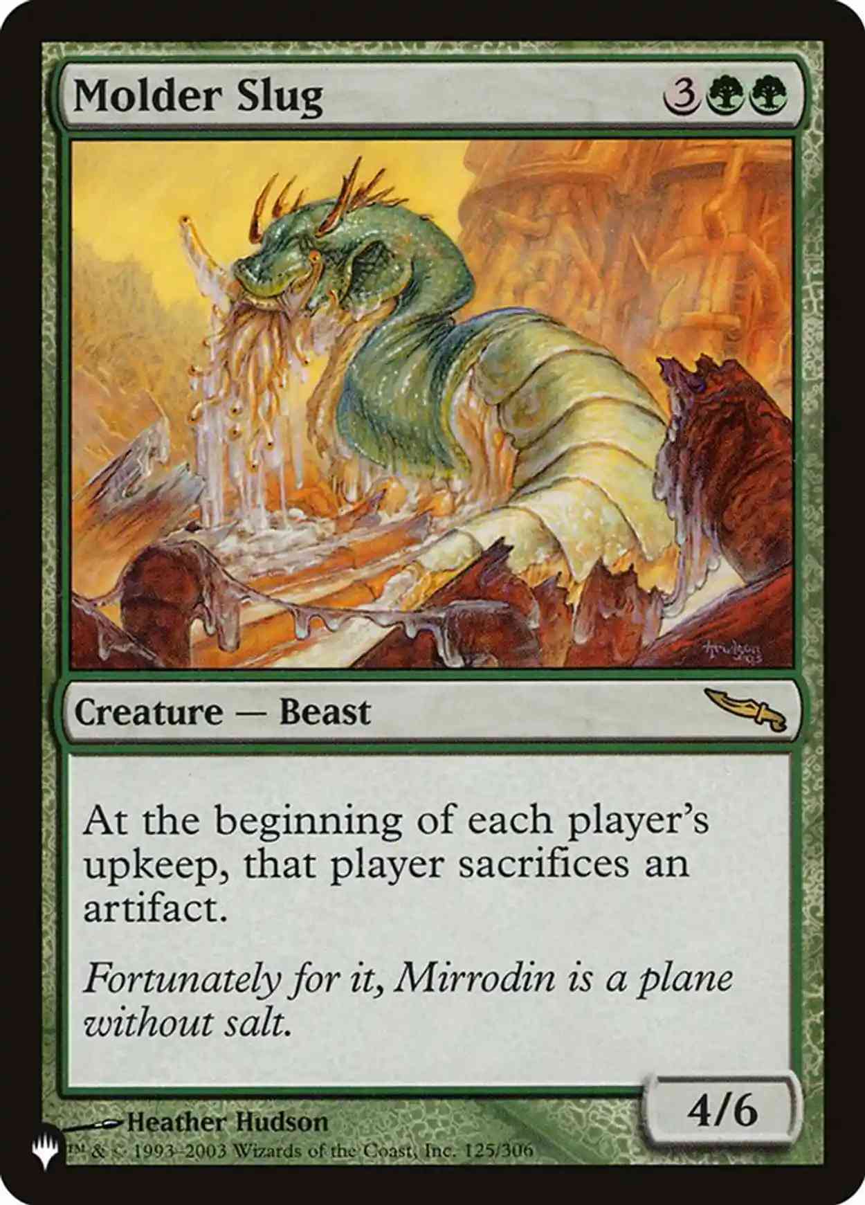 Molder Slug magic card front