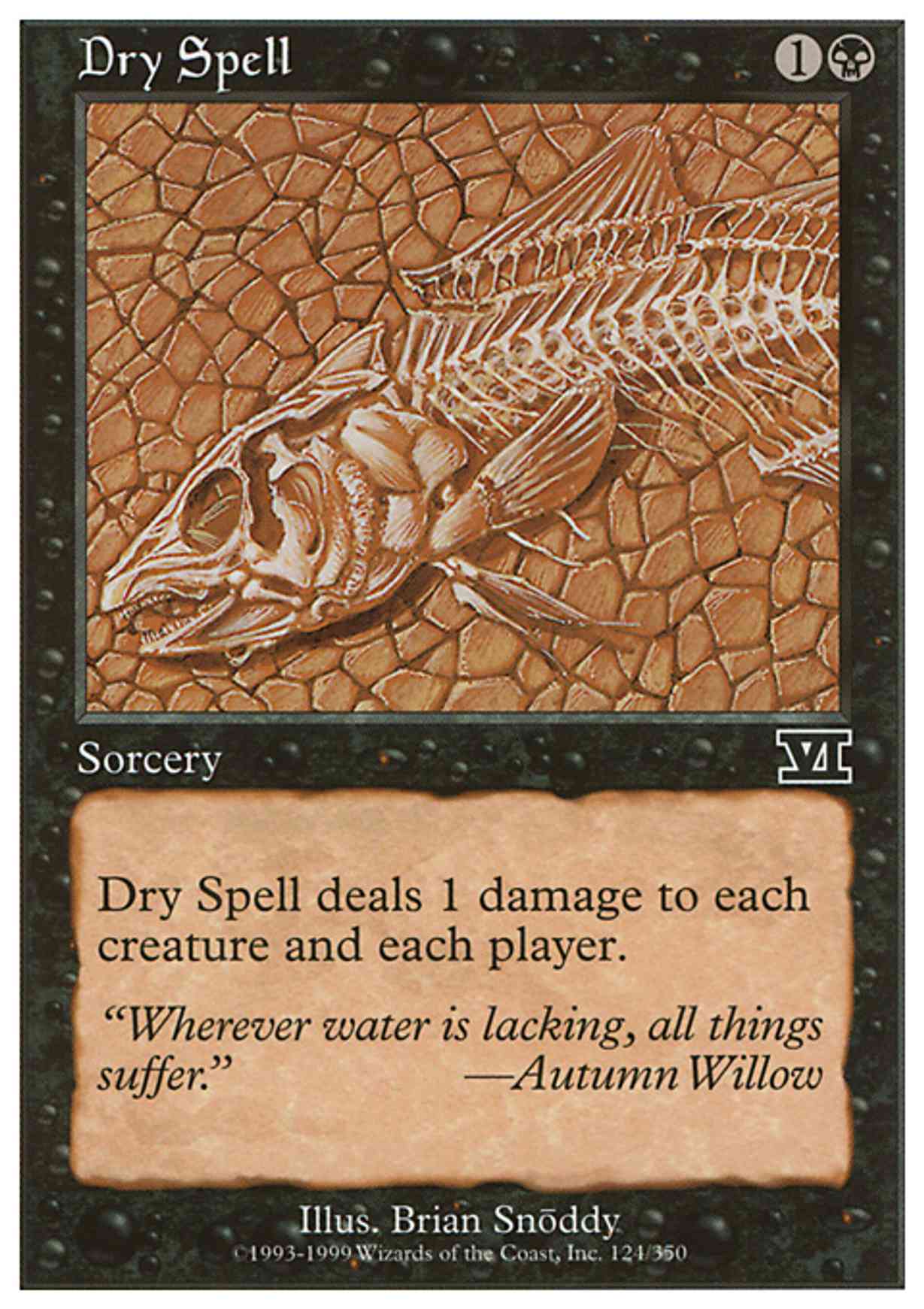 Dry Spell magic card front