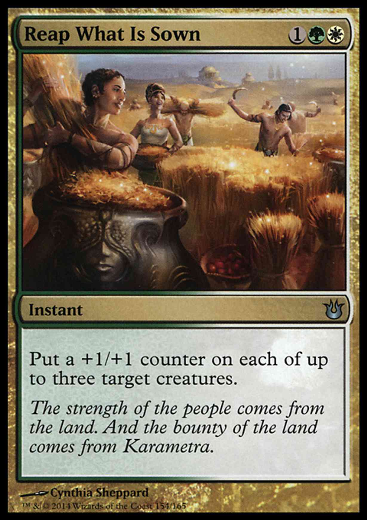 Reap What Is Sown magic card front