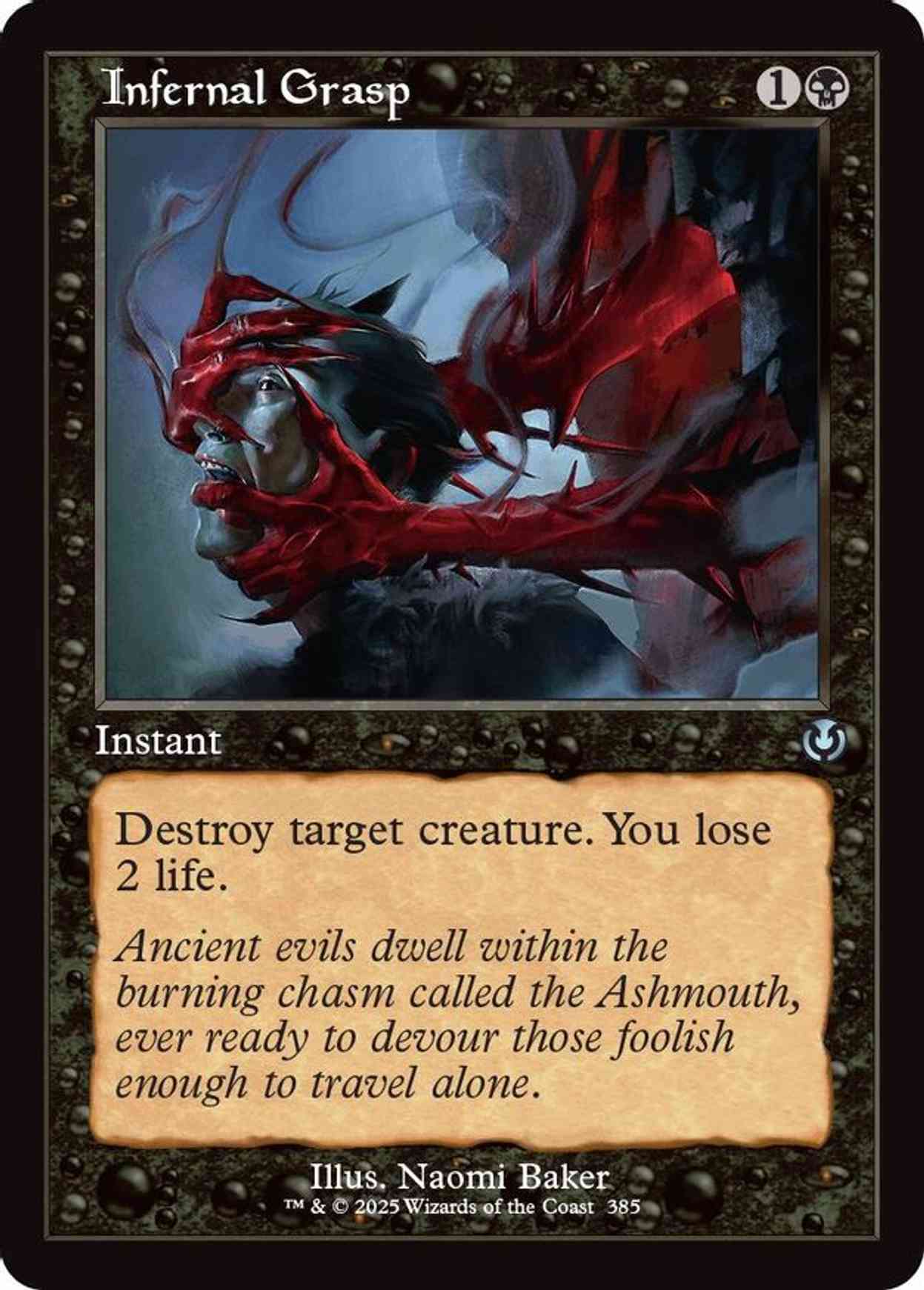 Infernal Grasp (Retro Frame) magic card front