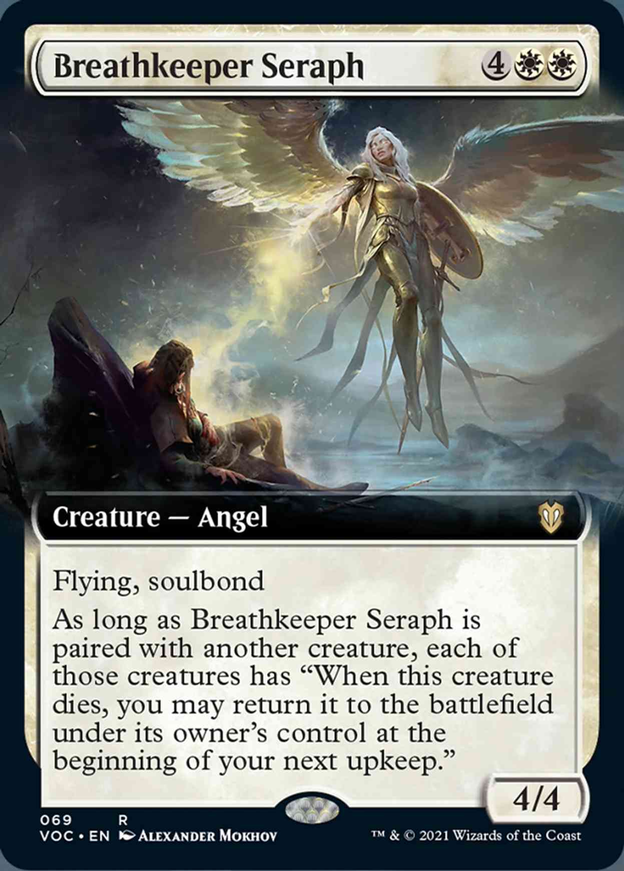 Breathkeeper Seraph (Extended Art) magic card front
