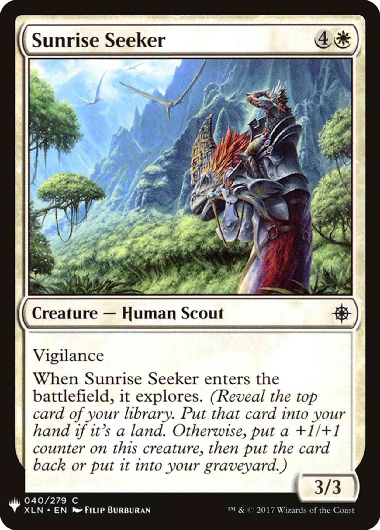 Sunrise Seeker magic card front