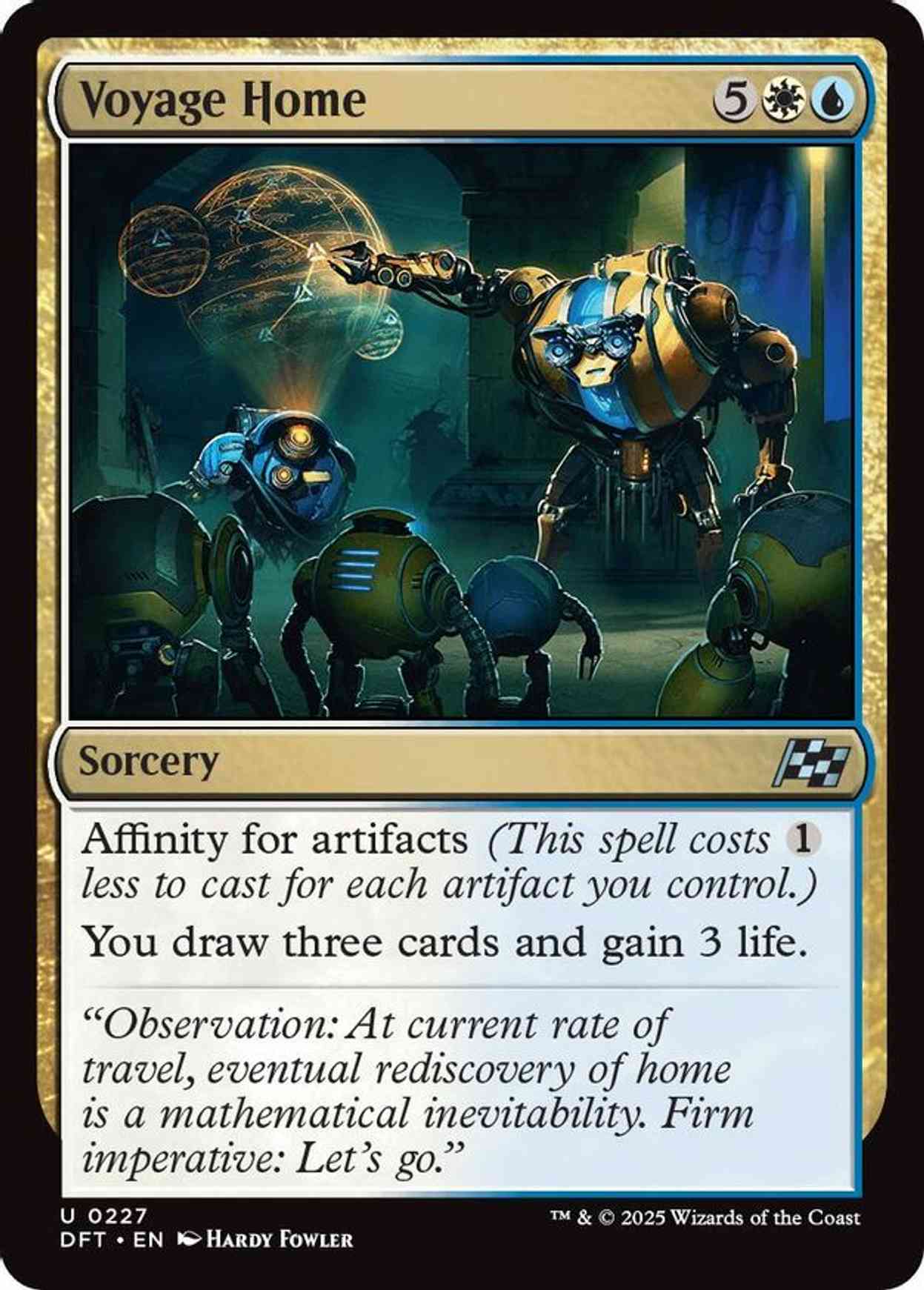 Voyage Home magic card front