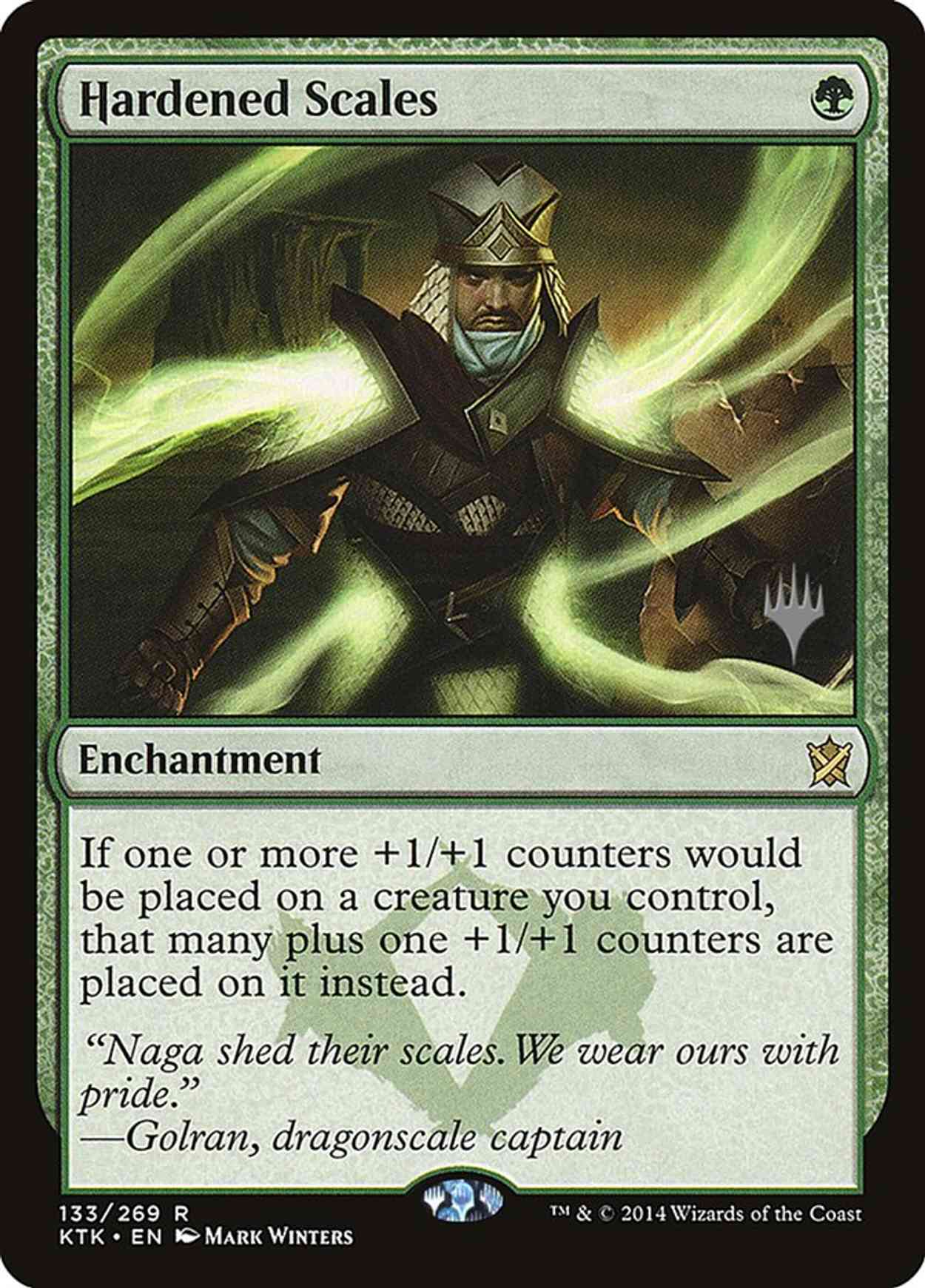 Hardened Scales magic card front