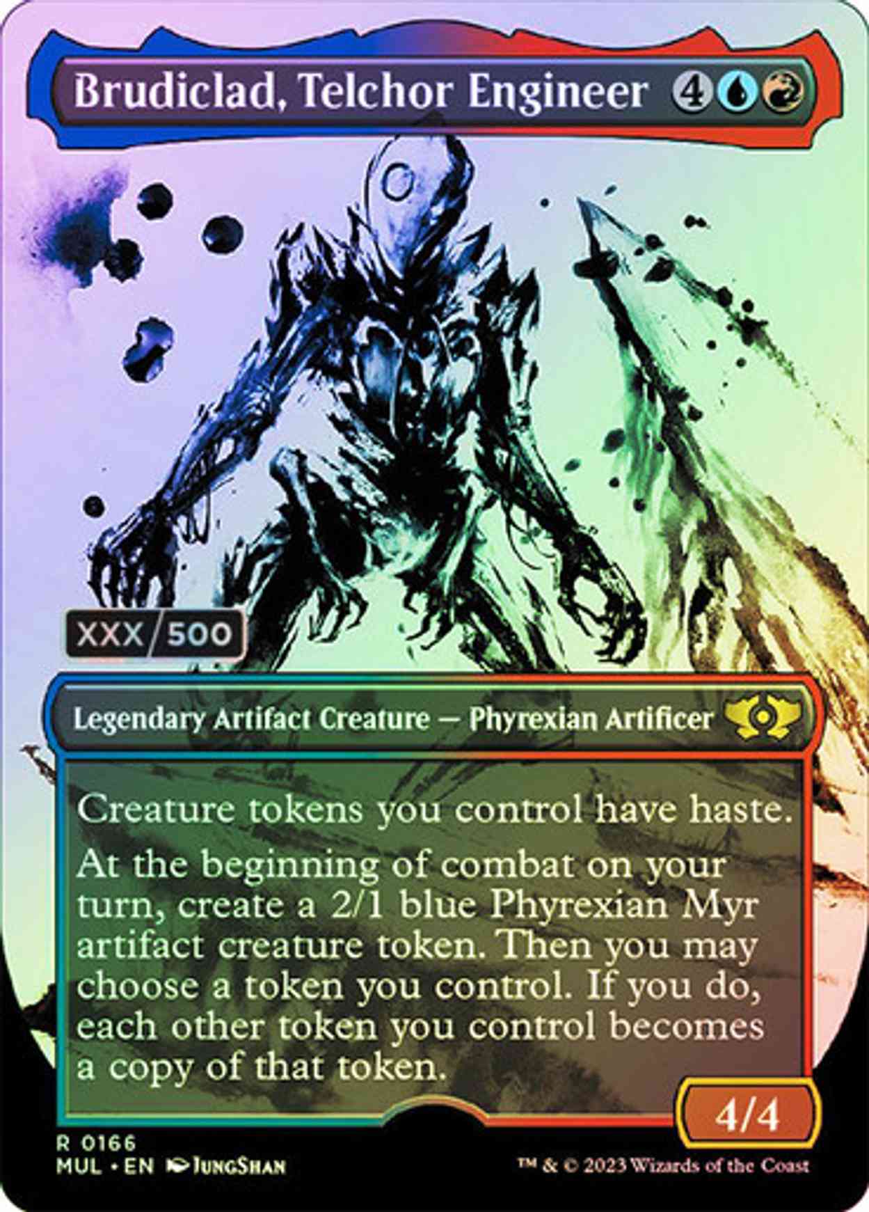 Brudiclad, Telchor Engineer (Serialized) magic card front