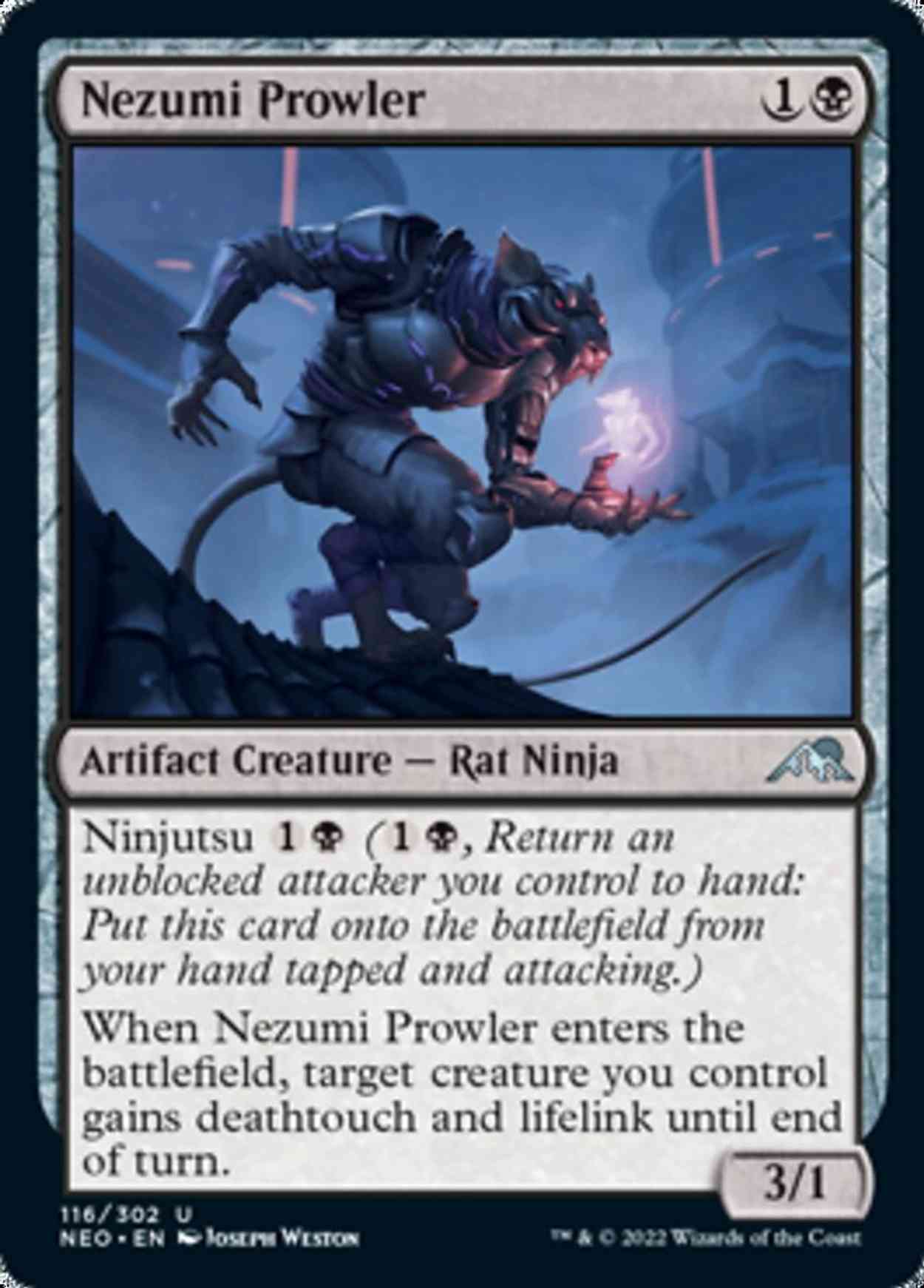 Nezumi Prowler magic card front